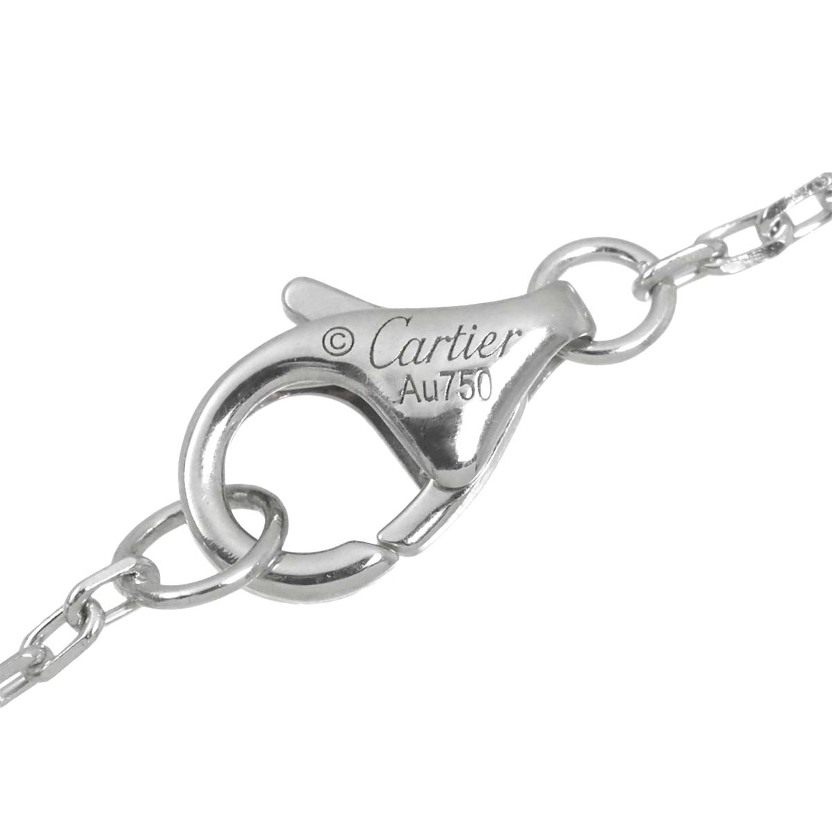 Juste Un Clou Diamond Necklace 18K White Gold 750