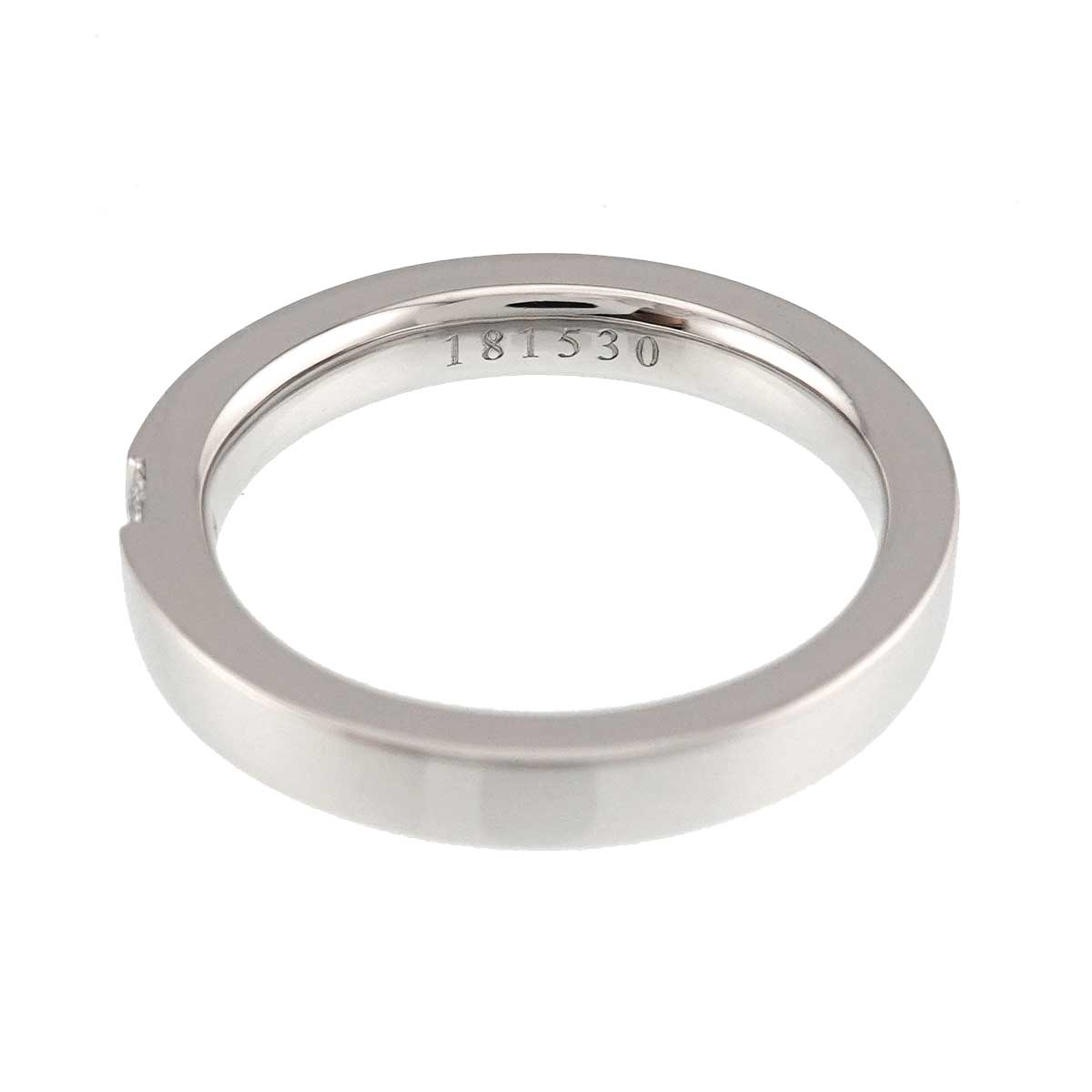 Princess Diamond Ring Pt Platinum size4.5-4.75(US)