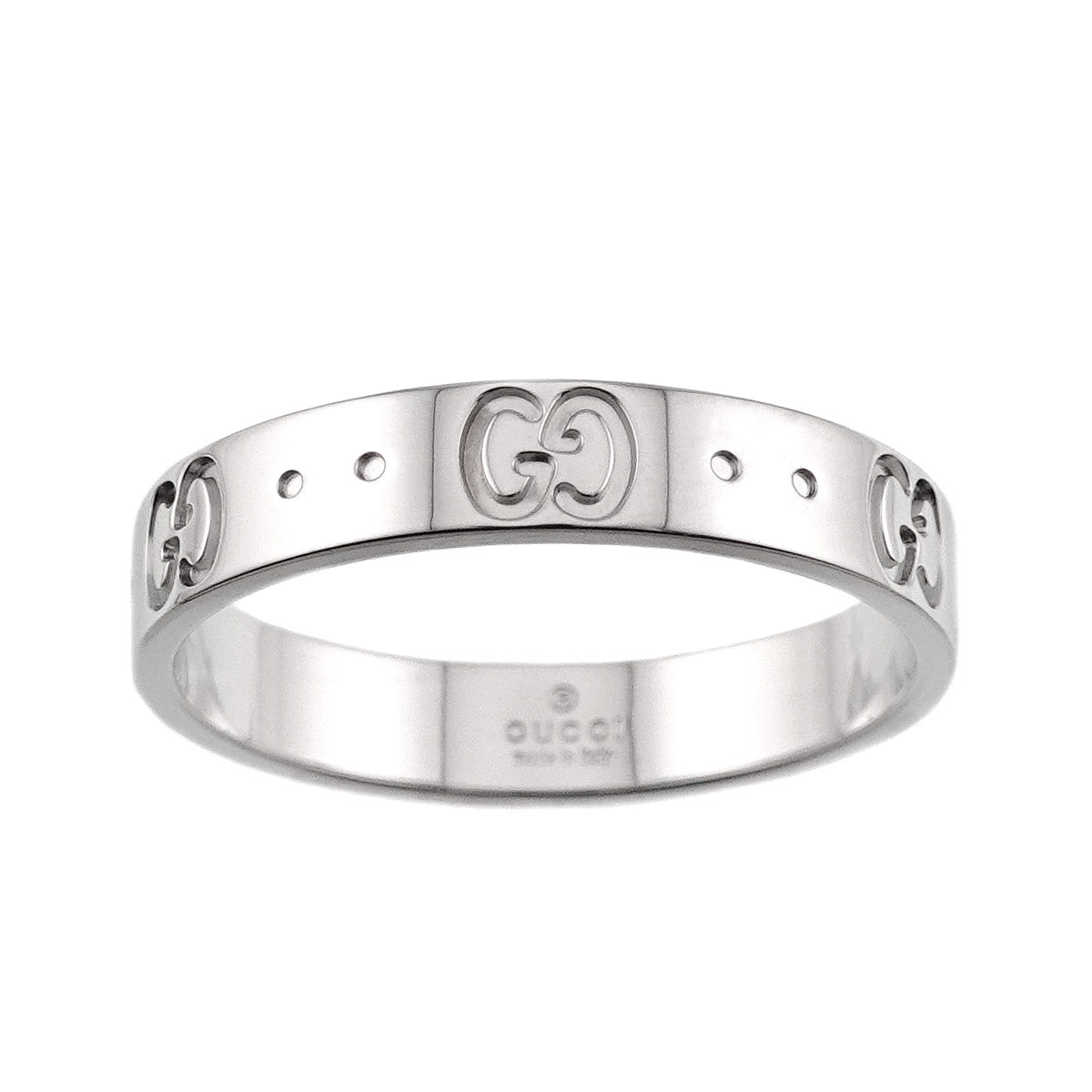 Icon Ring 18K WG White Gold 750 Size18 8-8.25(US)