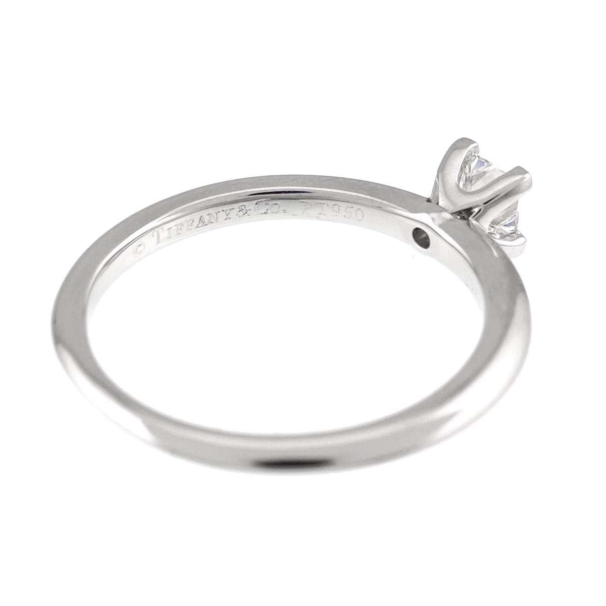 Diamond 0.20ct G/VS1/EX Ring Pt Platinum Size5.25(US)
