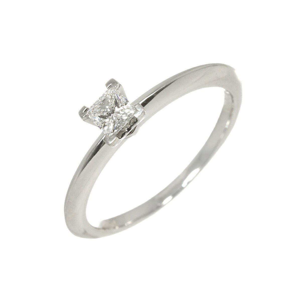 Diamond 0.20ct G/VS1/EX Ring Pt Platinum Size5.25(US)