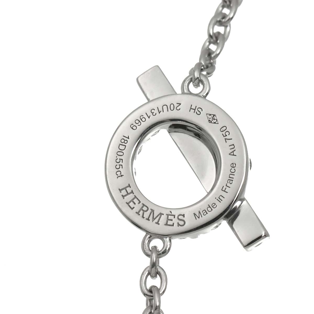 Diamond 0.55ct SH Bracelet 18K WG 750
