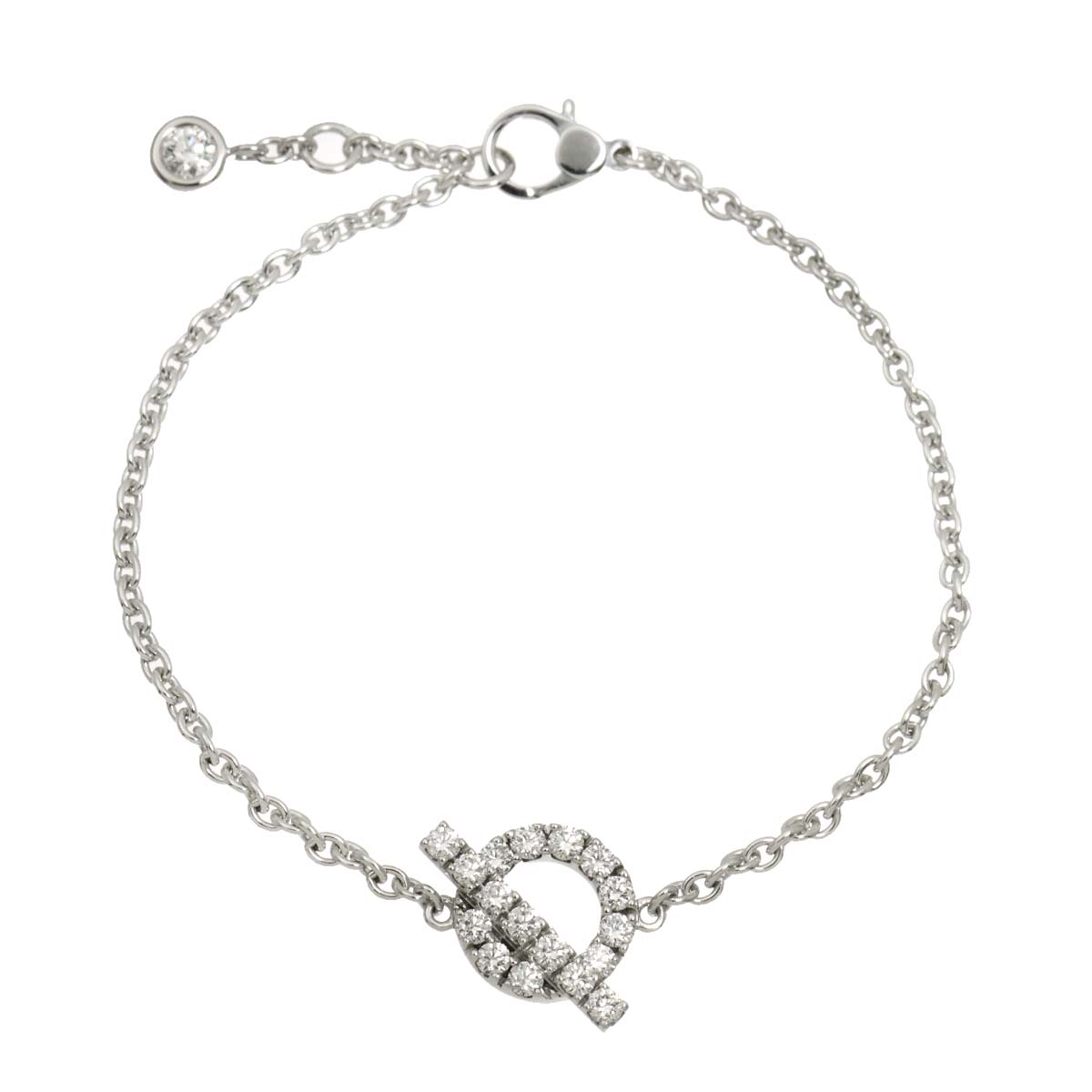 Diamond 0.55ct SH Bracelet 18K WG 750