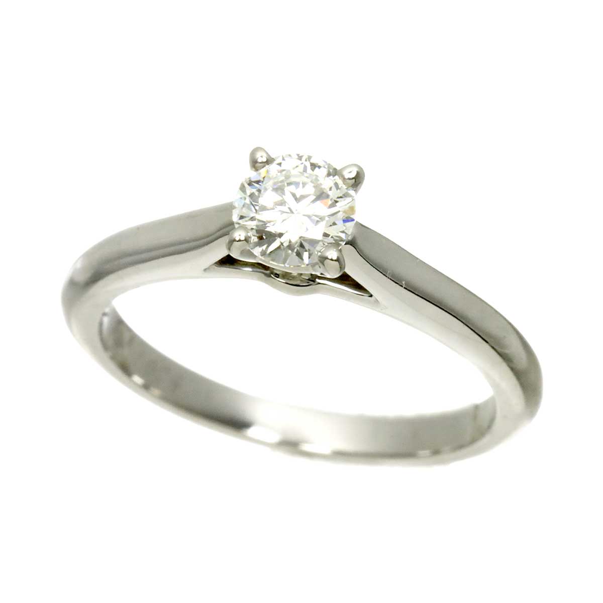 Diamond 0.30ct G/VS1/3EX Ring Platinum size46 3.75(US)