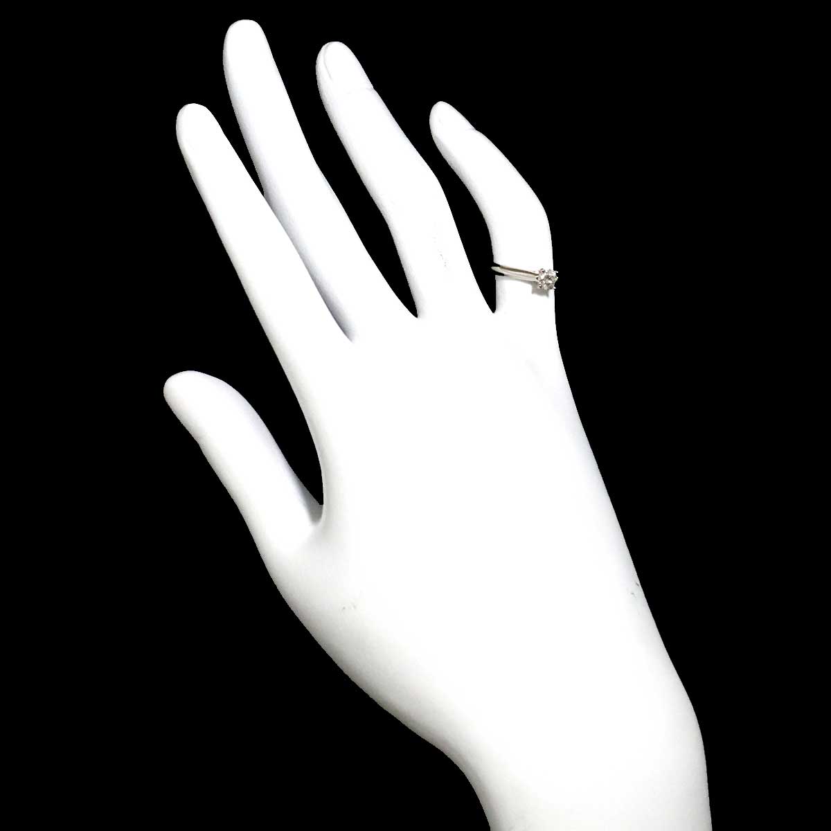 Diamond 0.30ct G/VS1/3EX Ring Platinum size46 3.75(US)