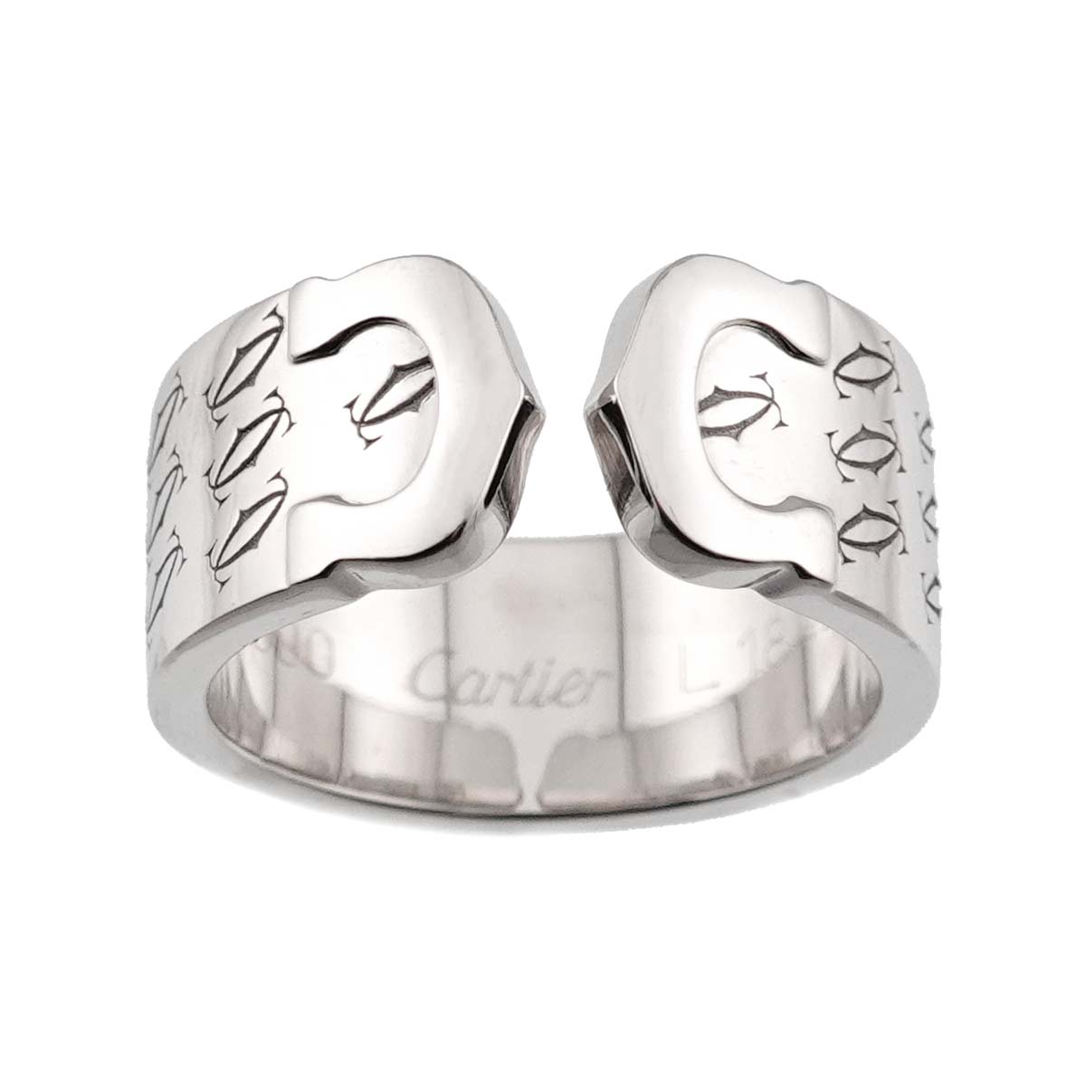 C2 Ring 18K White Gold 750 size50 5.25(US)