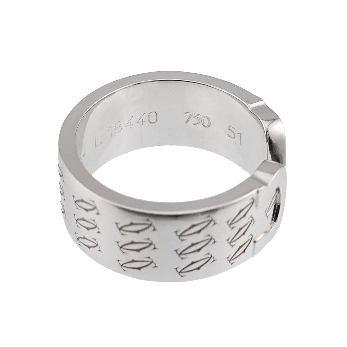 C2 Ring 18K White Gold 750 size50 5.25(US)