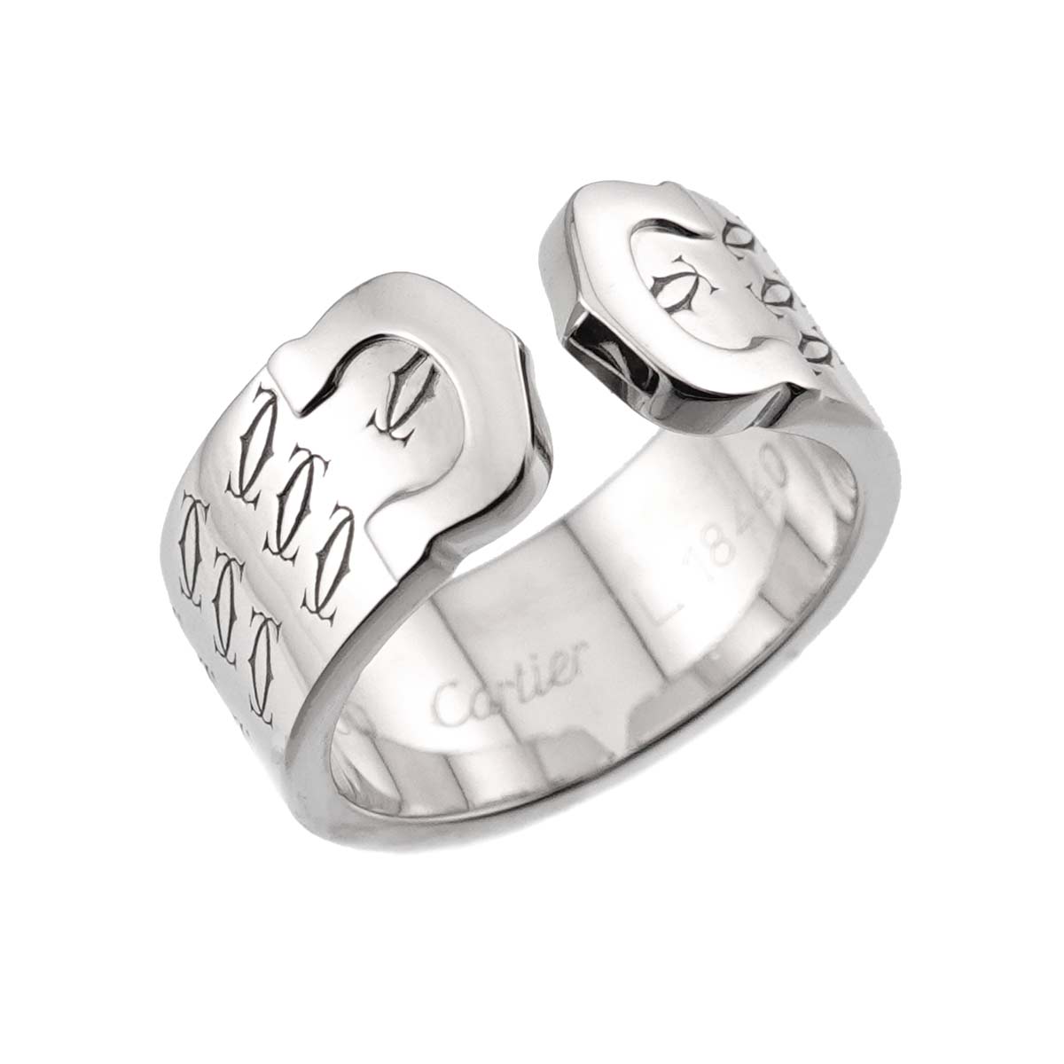 C2 Ring 18K White Gold 750 size50 5.25(US)