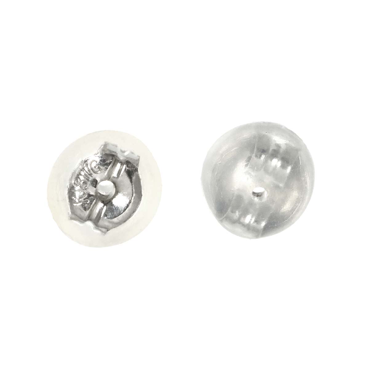 Diamond 0.25ct/0.25ct Earrings Pierced 18K K18 WG 750