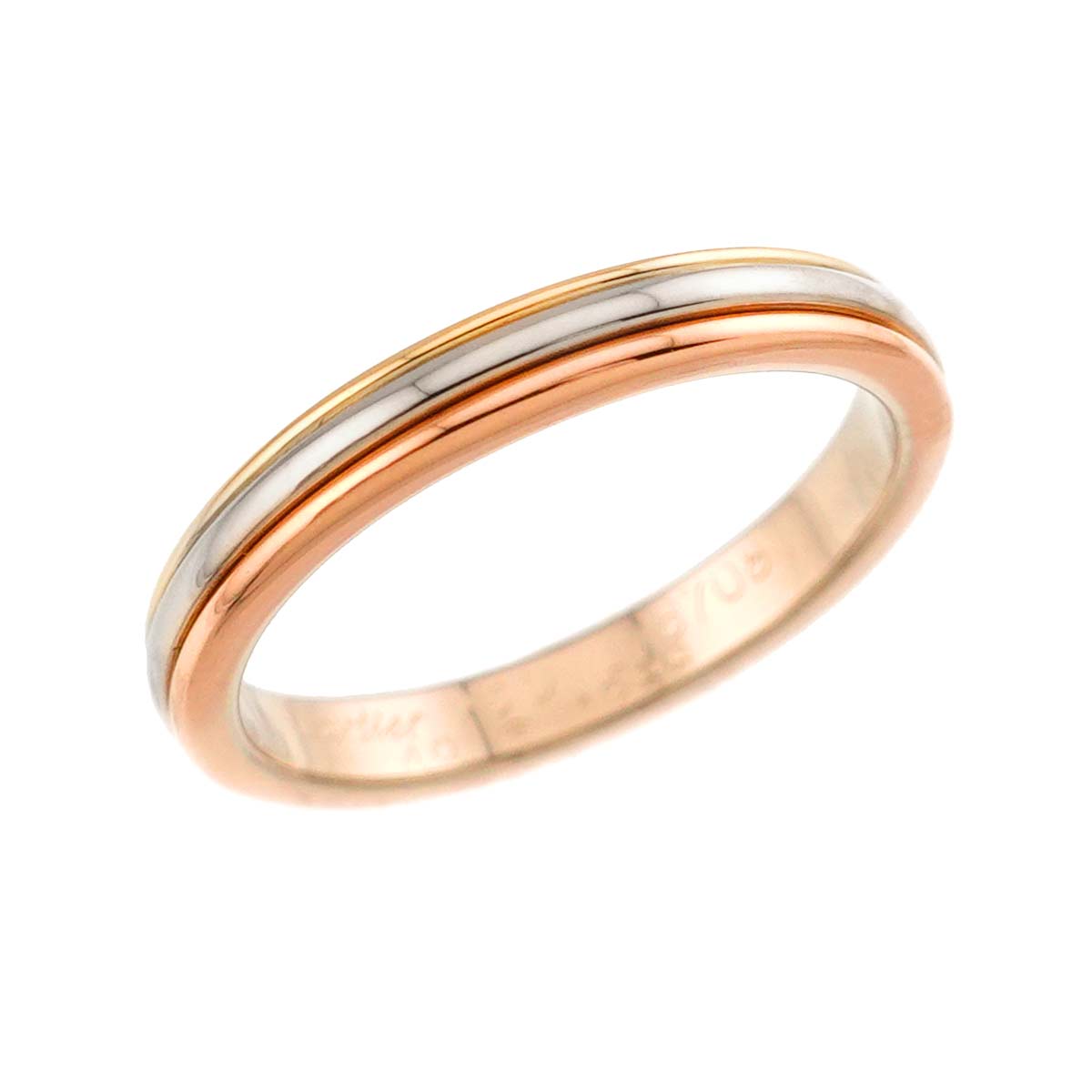 Vendome Ring 18K YG WG PG 750 size49 4.75-5(US)