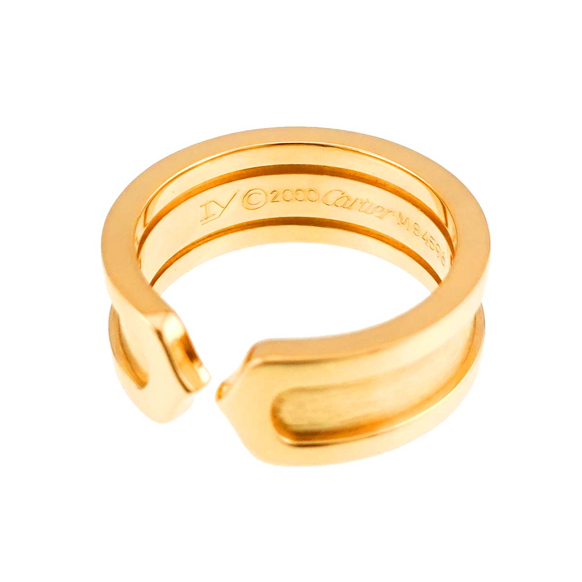 C2 Ring 18K YG 750 size46 3.25-3.75(US)