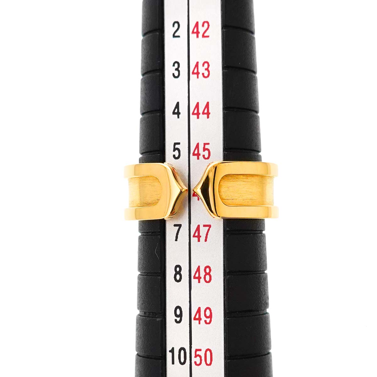 C2 Ring 18K YG 750 size46 3.25-3.75(US)