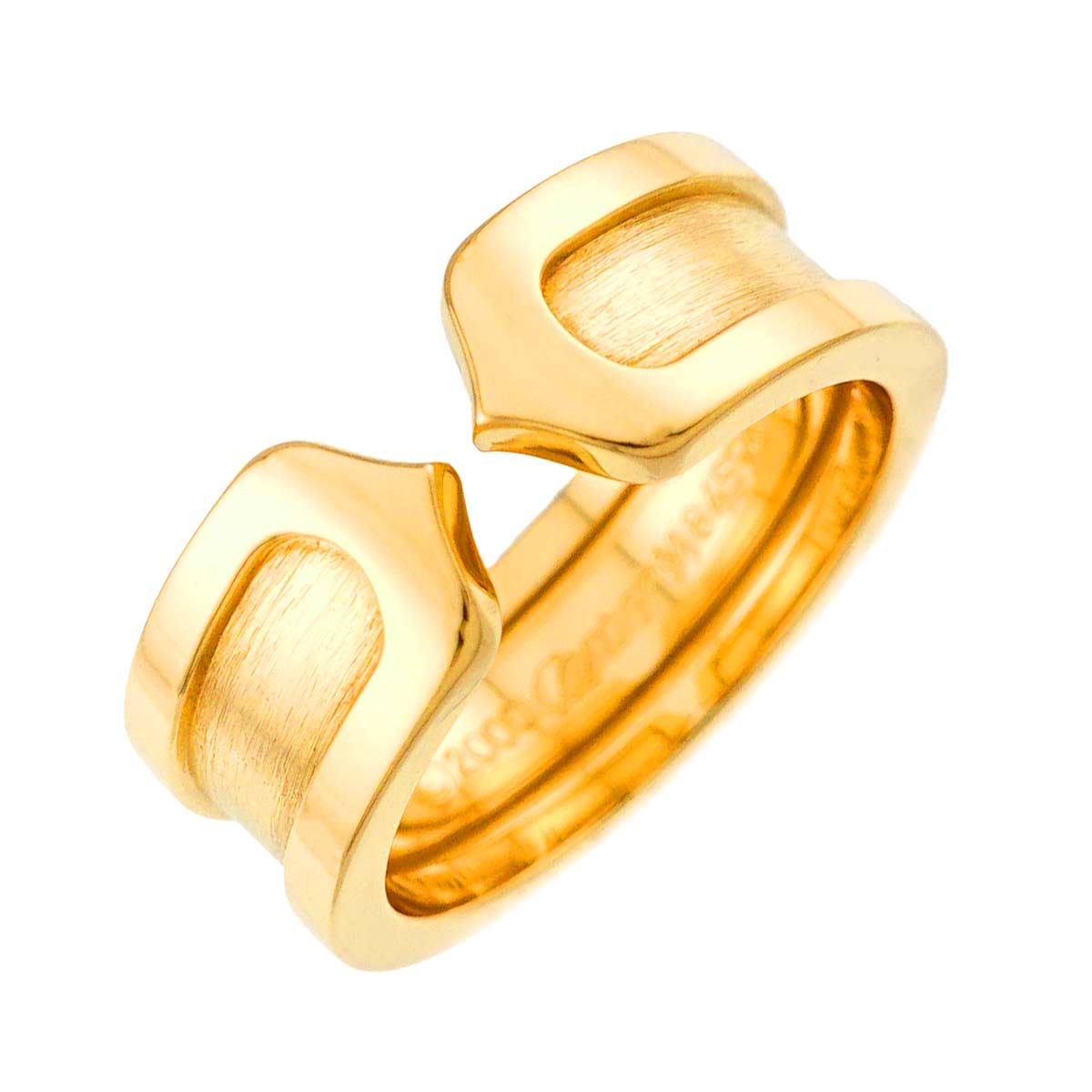 C2 Ring 18K YG 750 size46 3.25-3.75(US)
