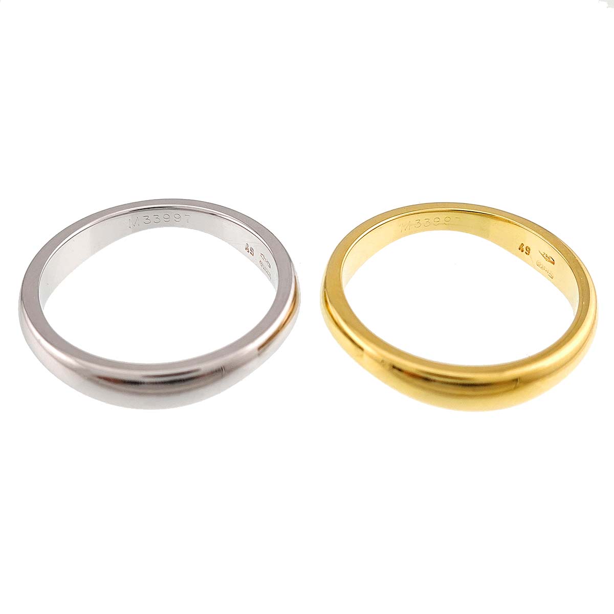 Love Me Ring 18K YG WG 750 size49 4.75-5(US)