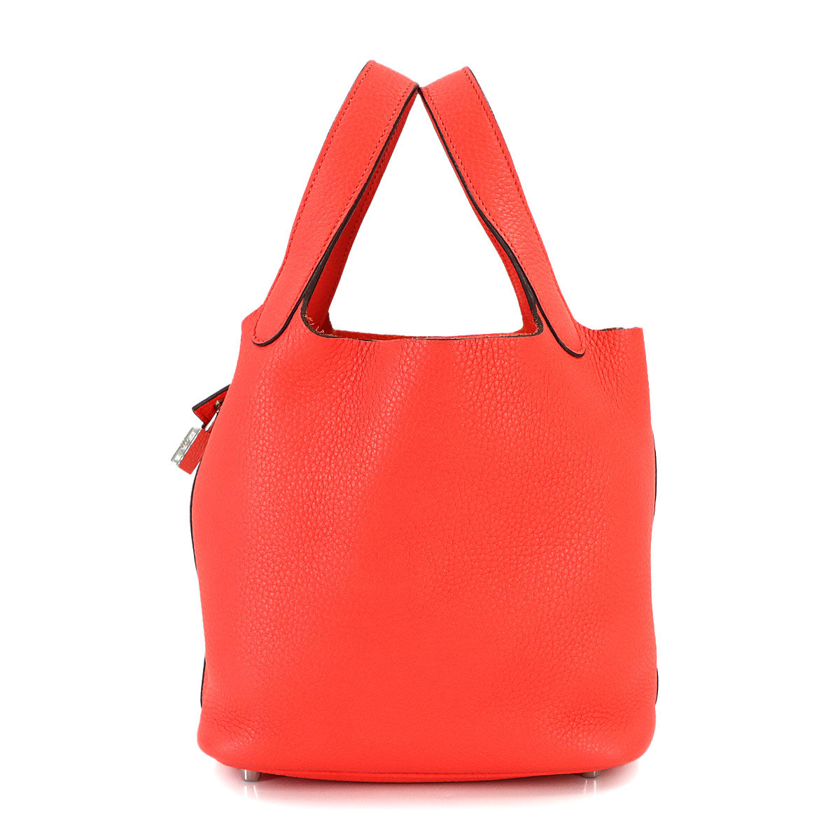 Picotin Lock PM Hand Bag Taurillon Clemence Rose Texese