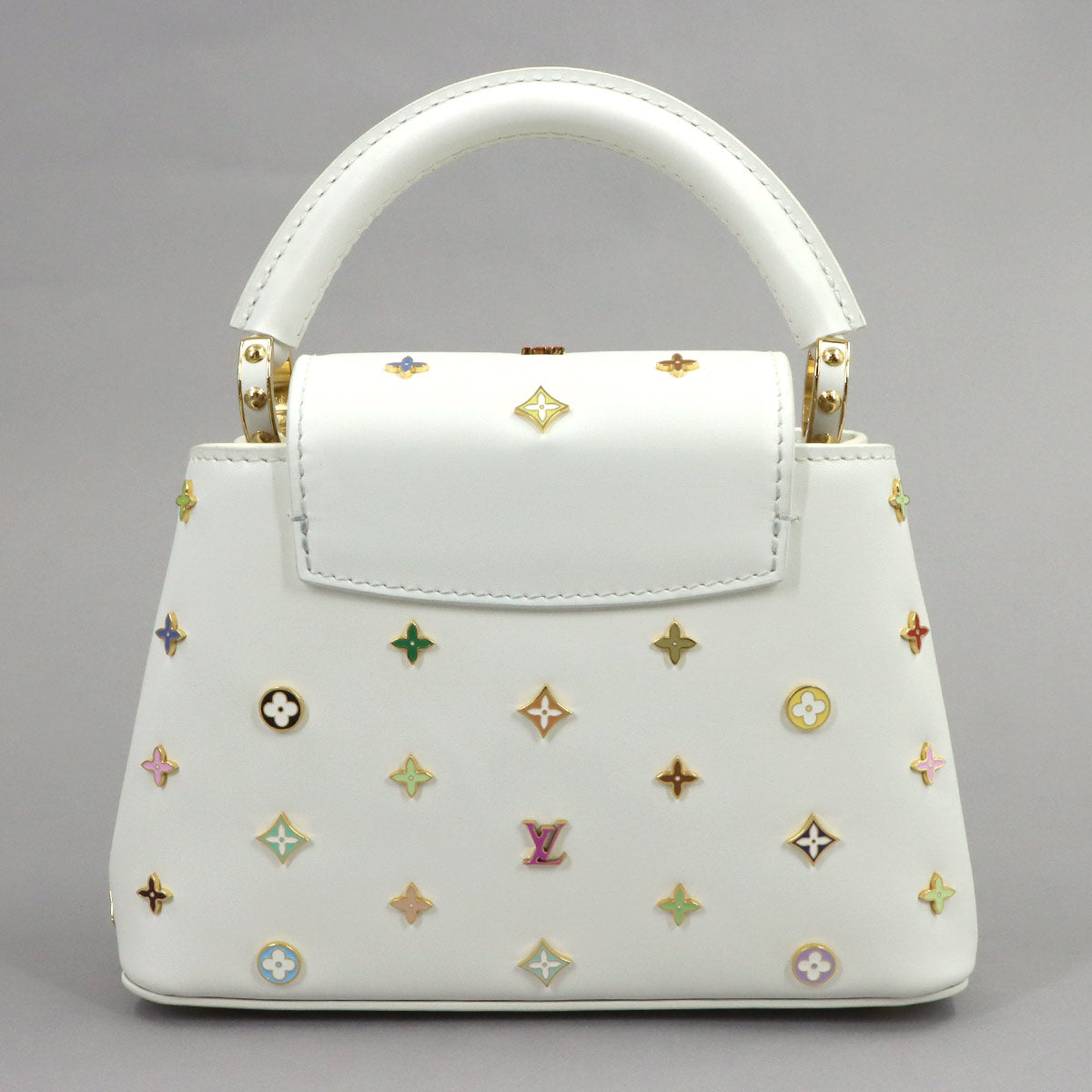 LV x TM Capucines MINI Hand Shoulder Bag Leather M14165