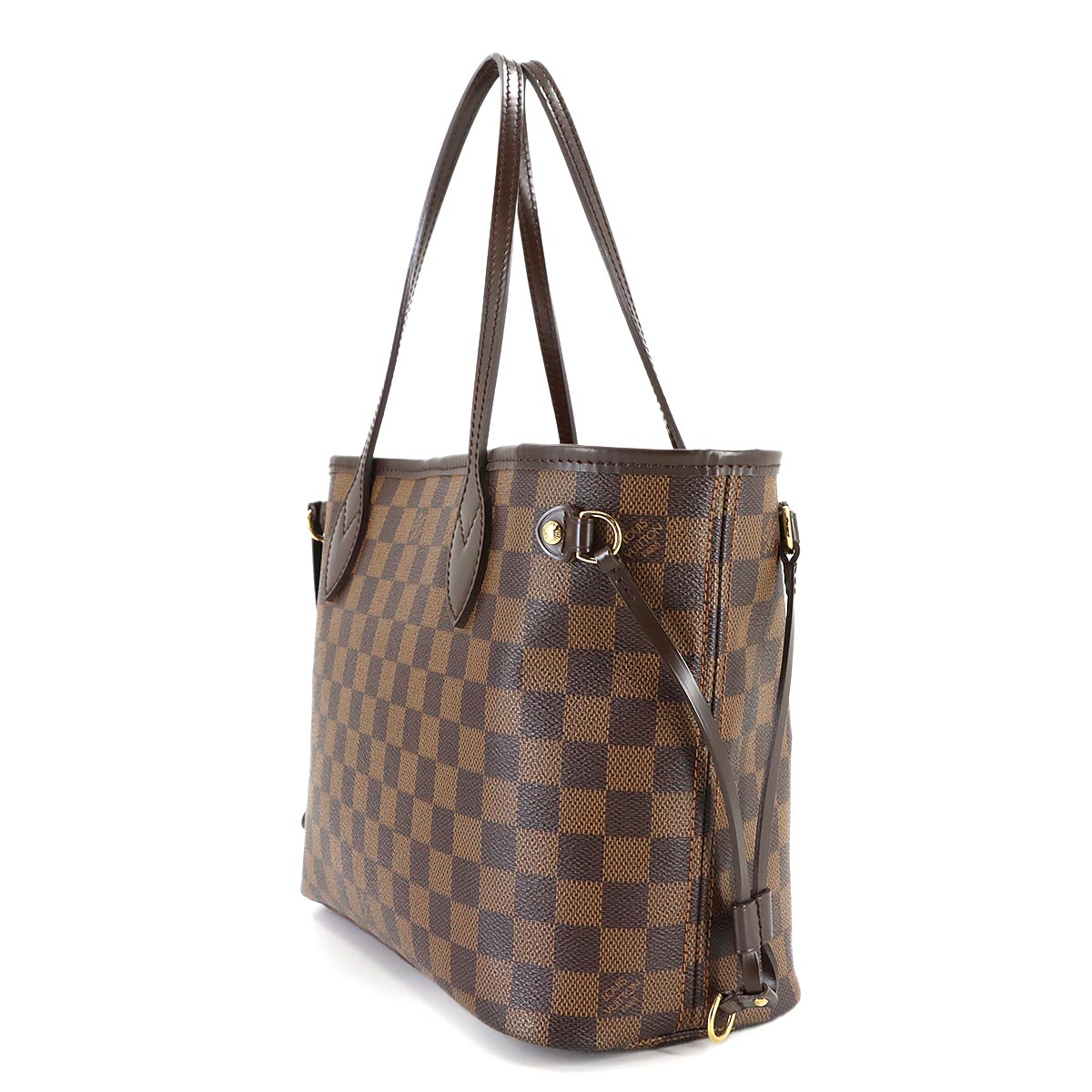 Damier Neverfull PM Tote Bag Ebene N51109 Purse