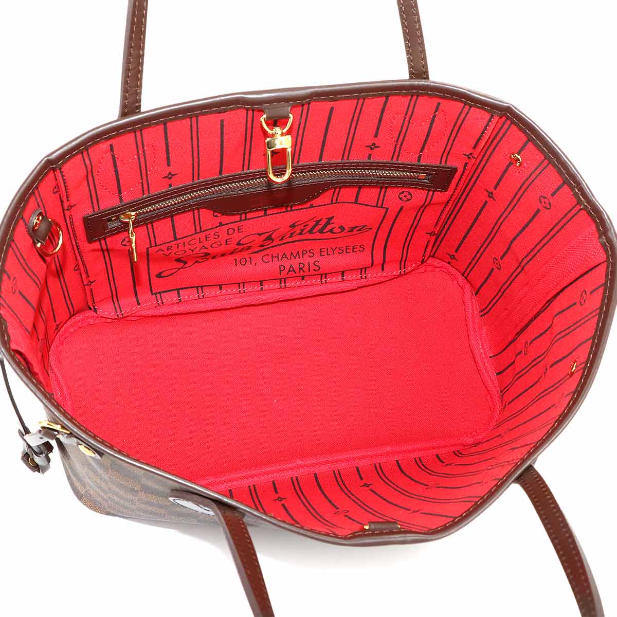 Damier Neverfull PM Tote Bag Ebene N51109 Purse