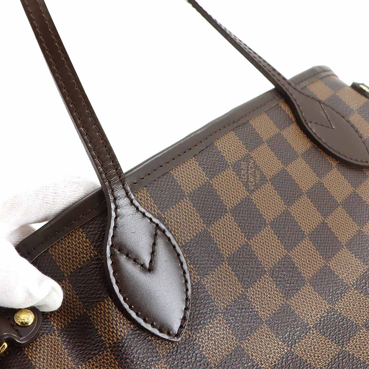 Damier Neverfull PM Tote Bag Ebene N51109 Purse