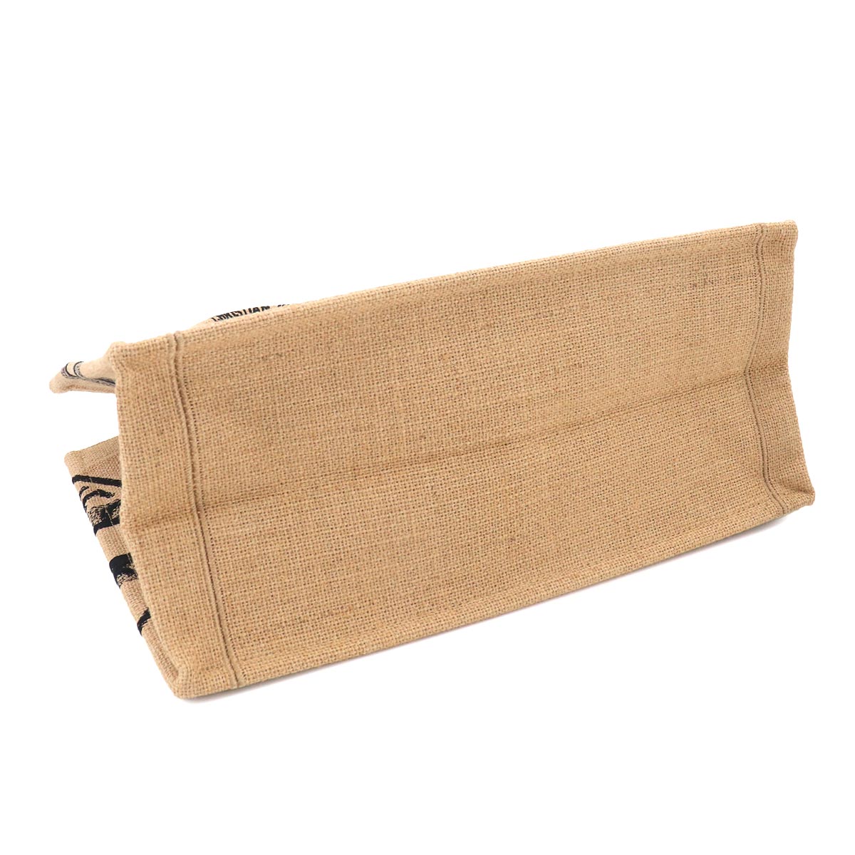 Union Book Tote Medium Bag Jute Canvas Beige M1296ZRUW