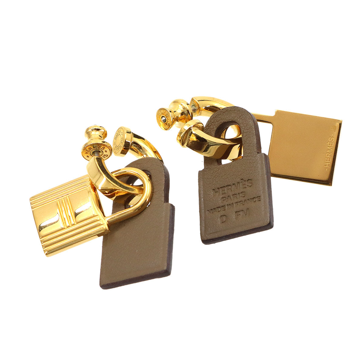 O'Kelly Earrings Swift Etoupe Cadena motif