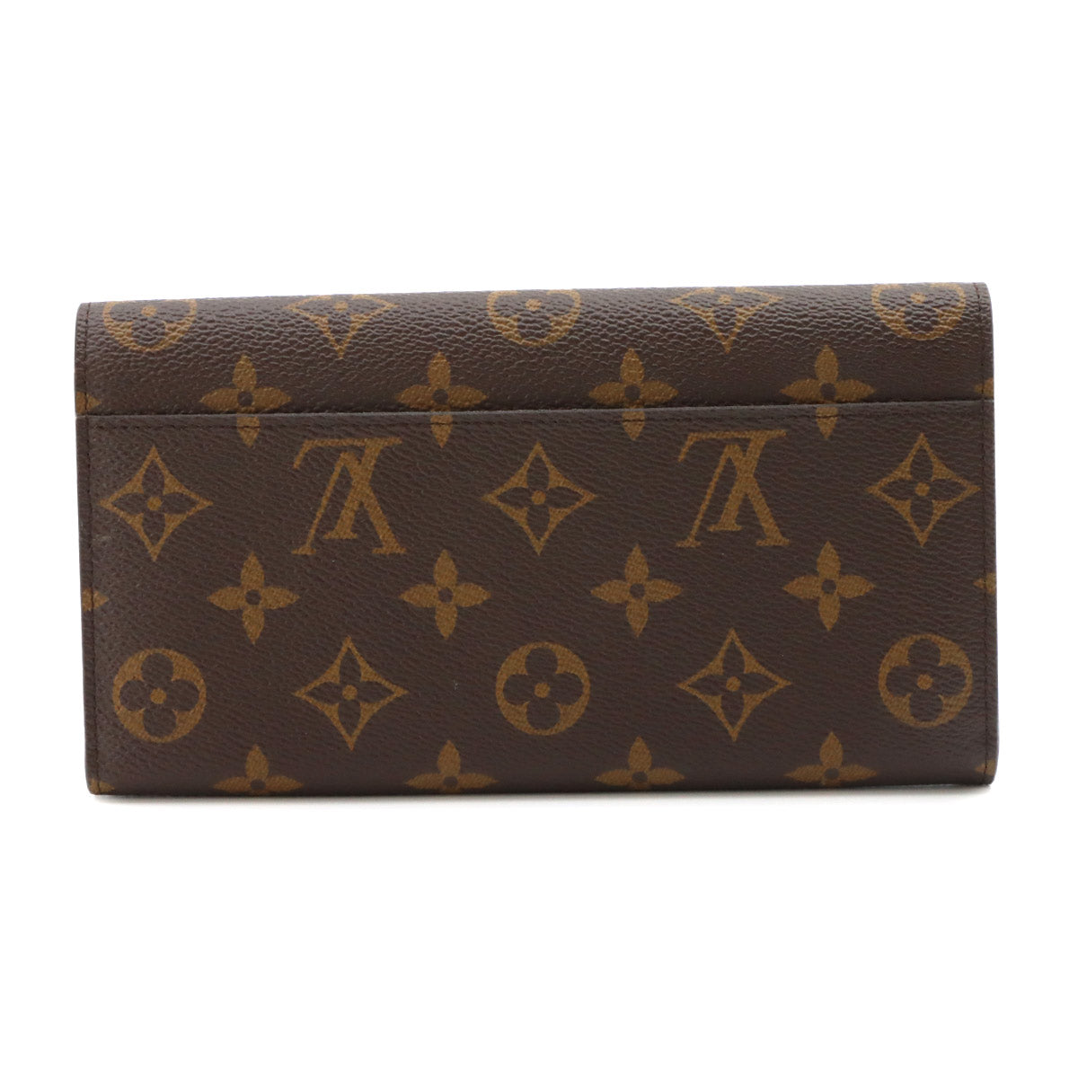 Monogram Sarah Wallet Brown Blue Olympe M83580