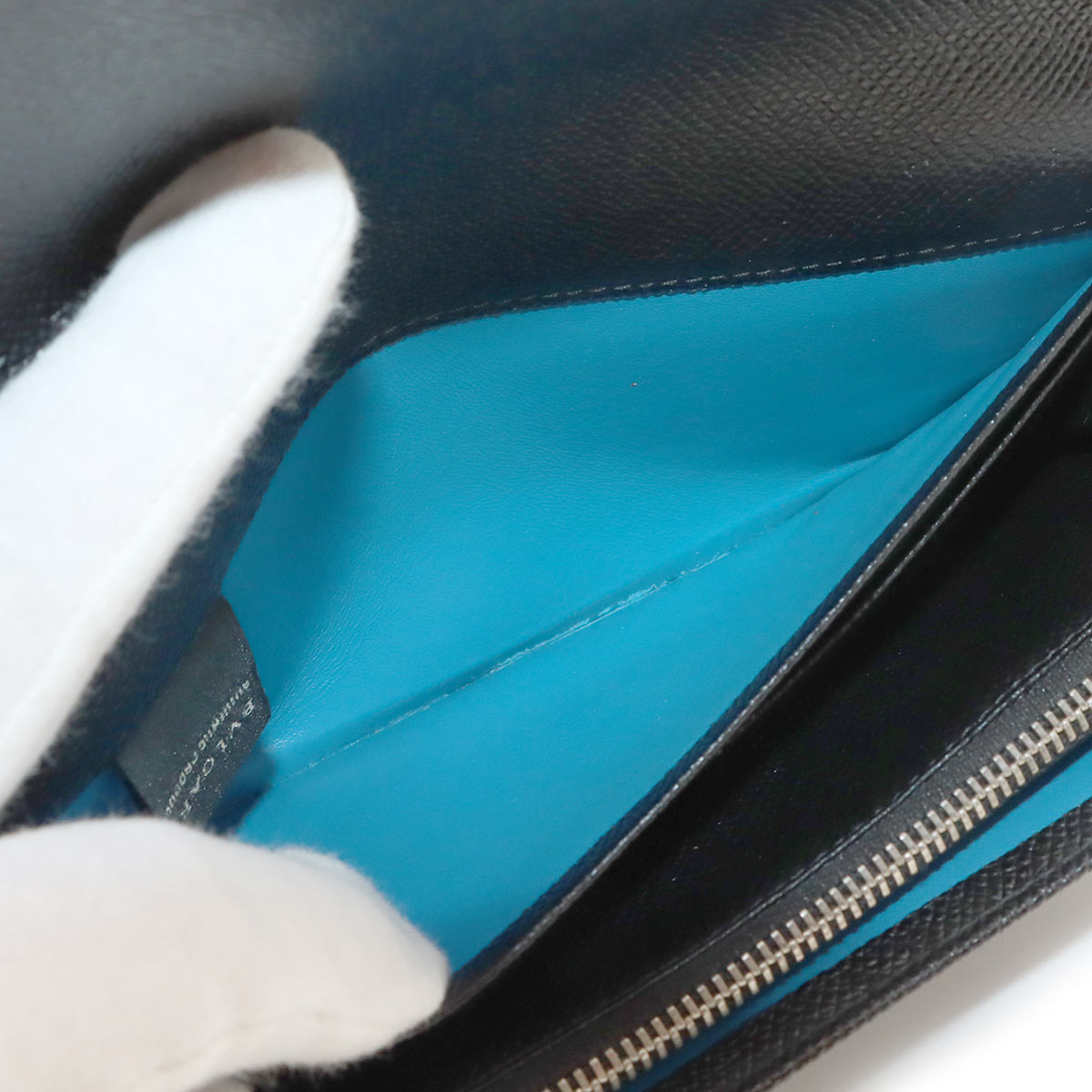 BVLGARIBVLGARI Long Wallet Leather Black 30414 Purse