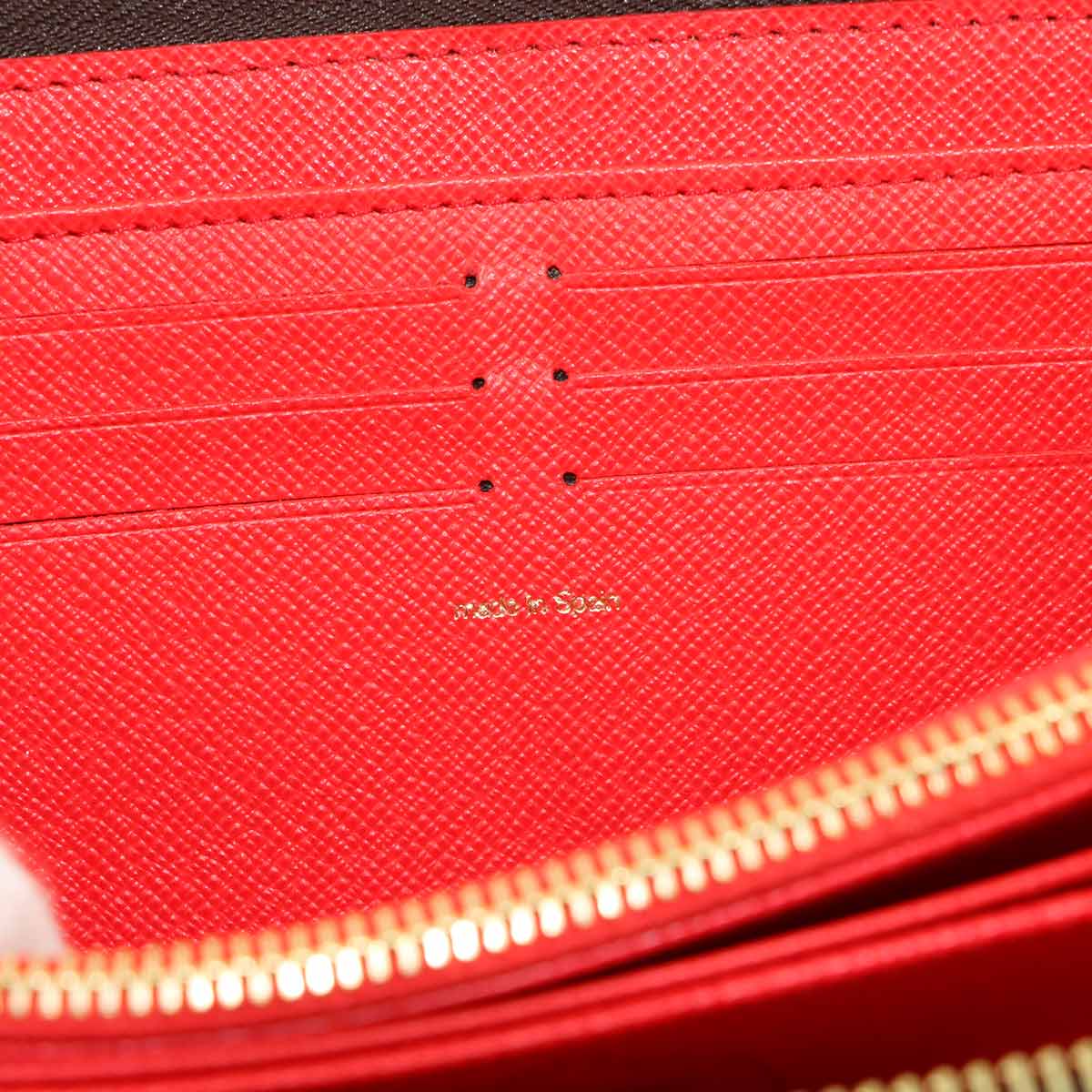 Monogram Painted Dots Zippy Wallet Brown M81864 Purse