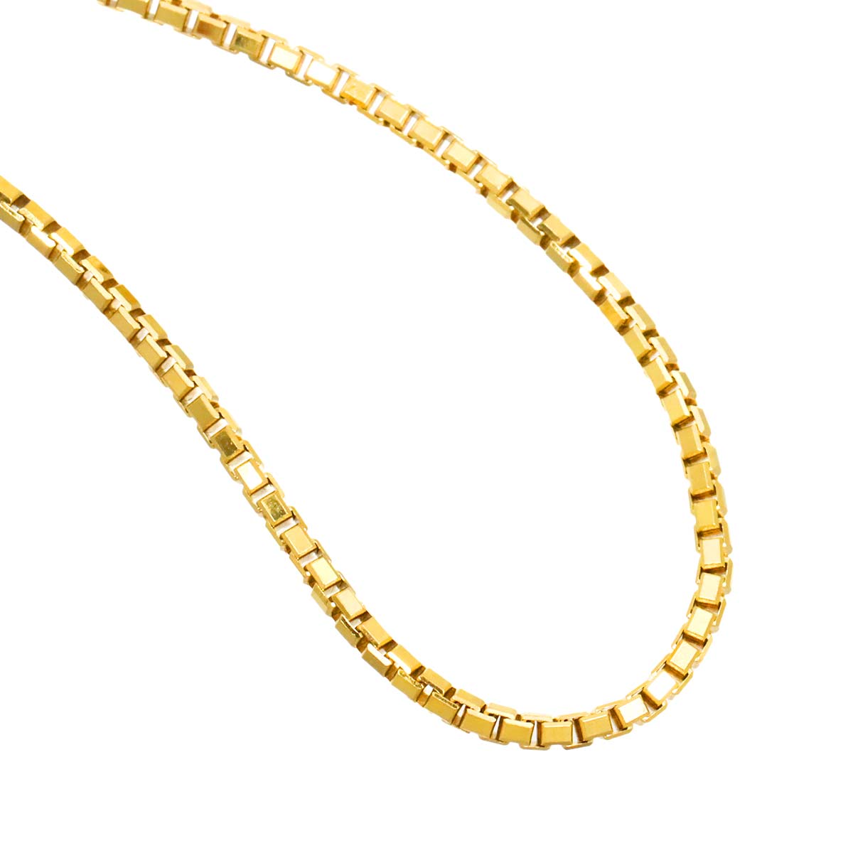 Venetian Necklace 18K K18 YG Yellow Gold 750