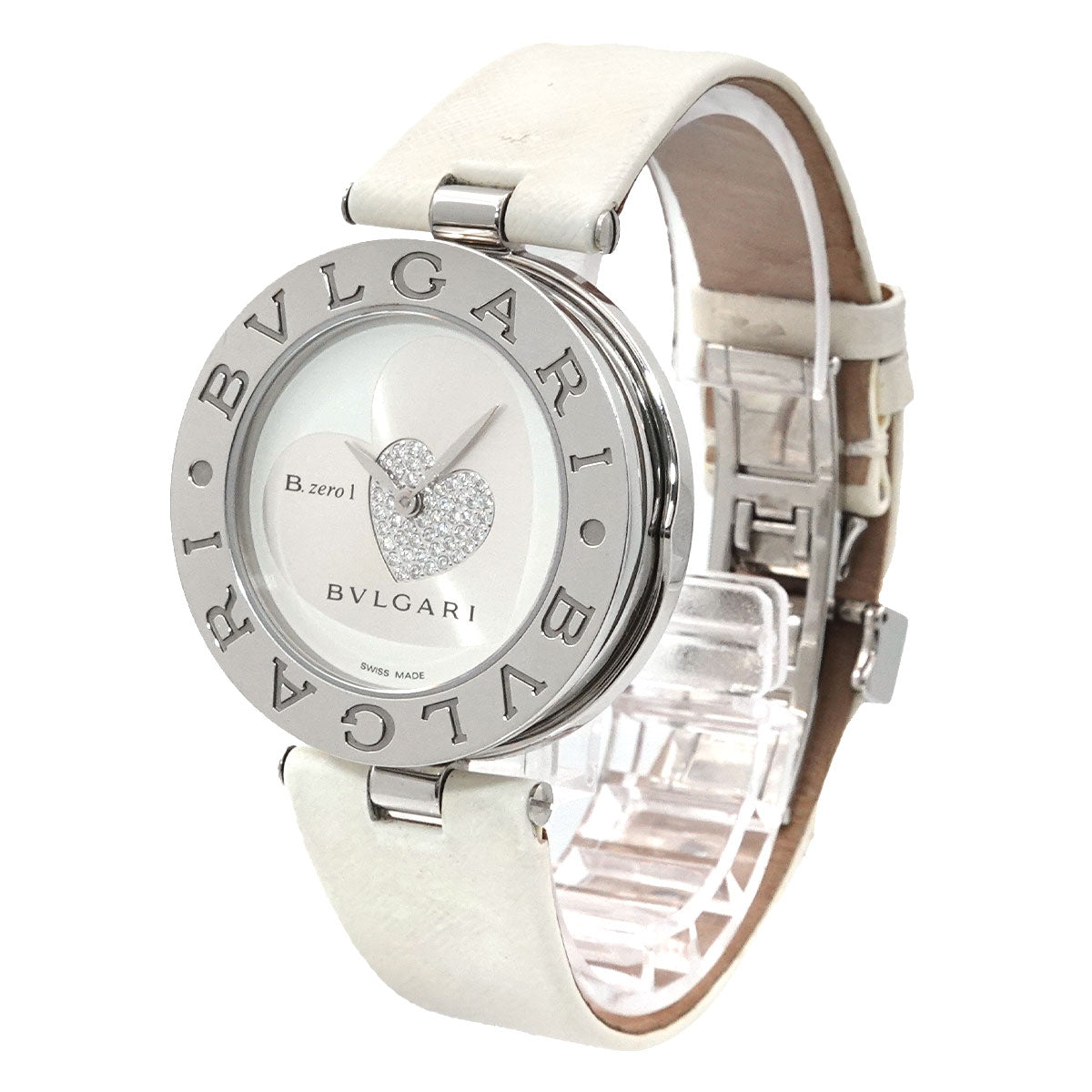B-zero1 Double Heart BZ35S Diamond Silver Dial Quartz