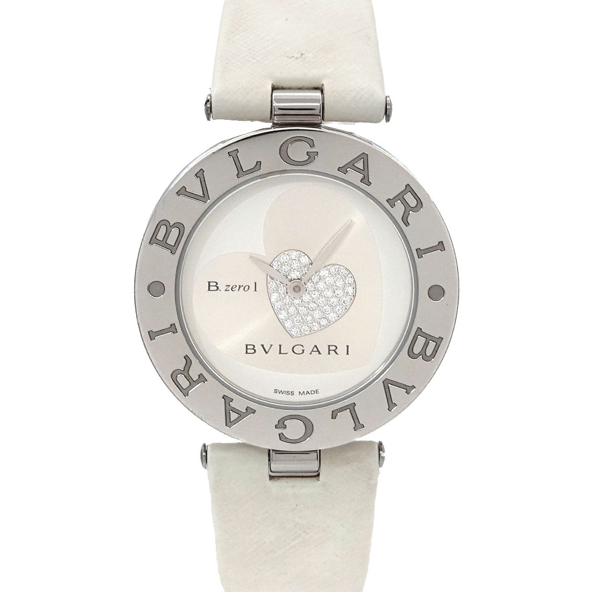 B-zero1 Double Heart BZ35S Diamond Silver Dial Quartz