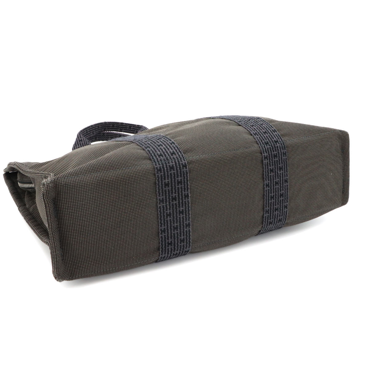 Herline Tote MM Bag Canvas Gray Unisex Purse