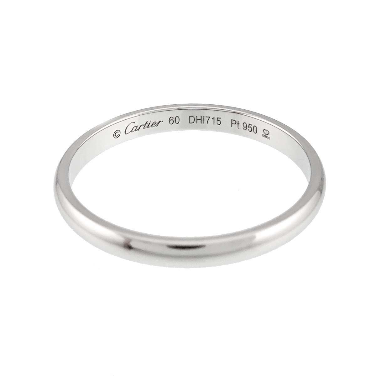 Classic Ring Platinum Size60 8.75-9(US)