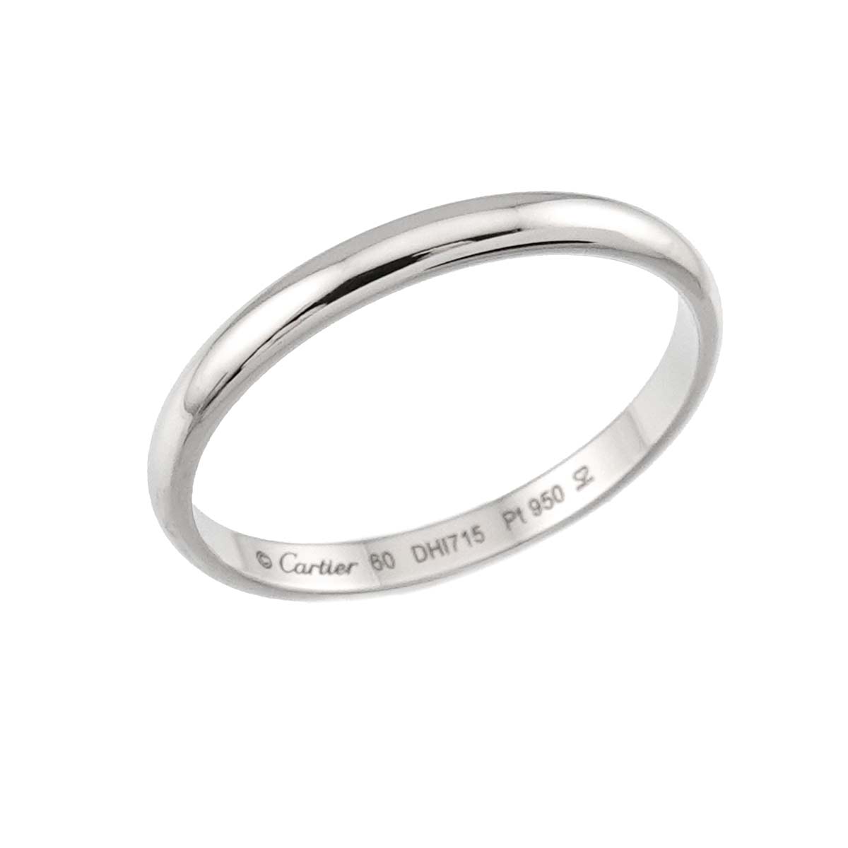 Classic Ring Platinum Size60 8.75-9(US)