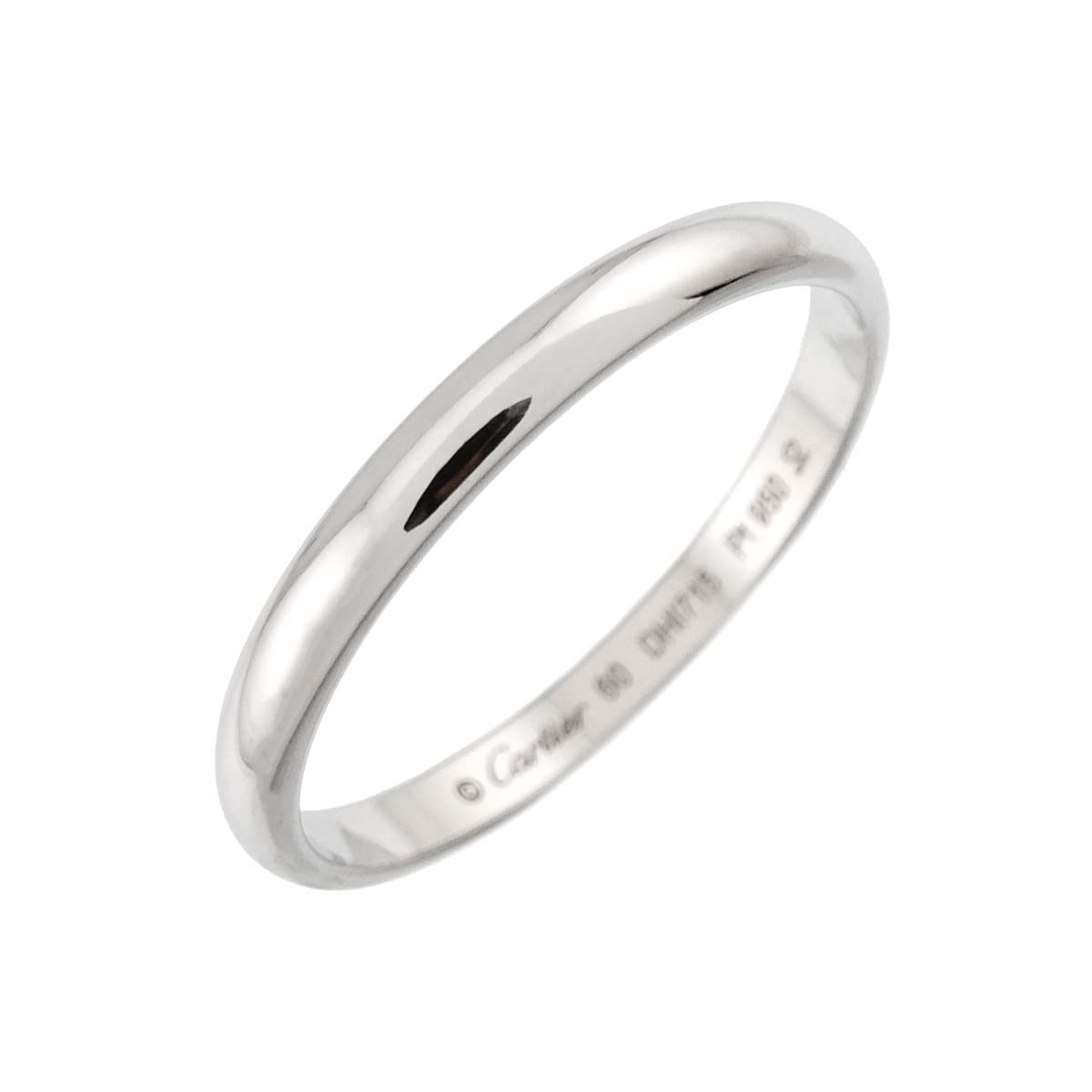 Classic Ring Platinum Size60 8.75-9(US)