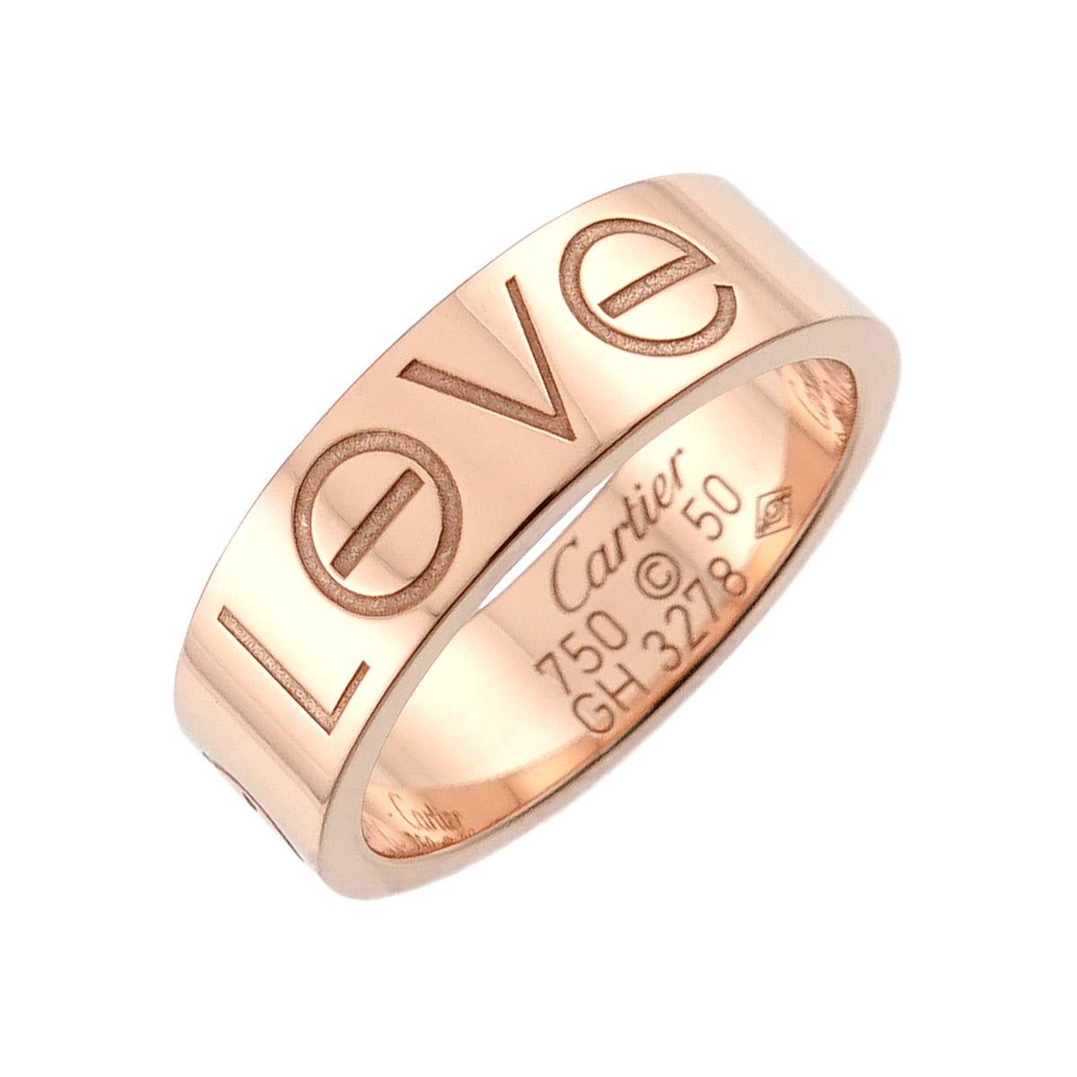 Love Ring 18K Pink Gold 750 size50 5-5.25(US)