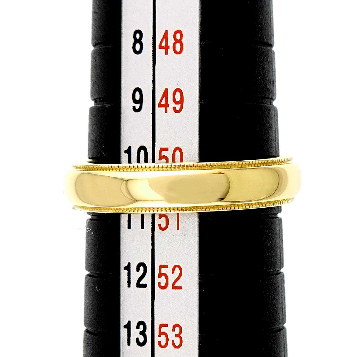 Milgrain Band Ring 18K YG 750 Size5.2(US)