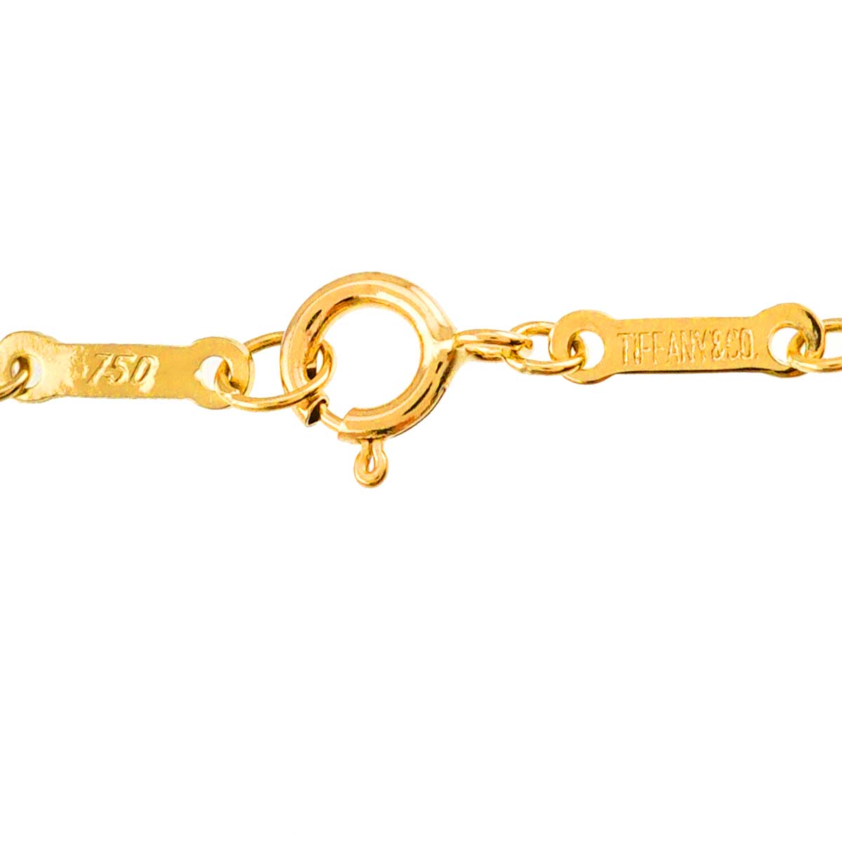 Open Heart Necklace 18K Yellow Gold 750