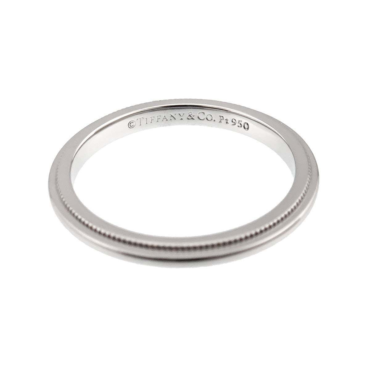 Milgrain Band Ring Pt Platinum Size5.25(US)