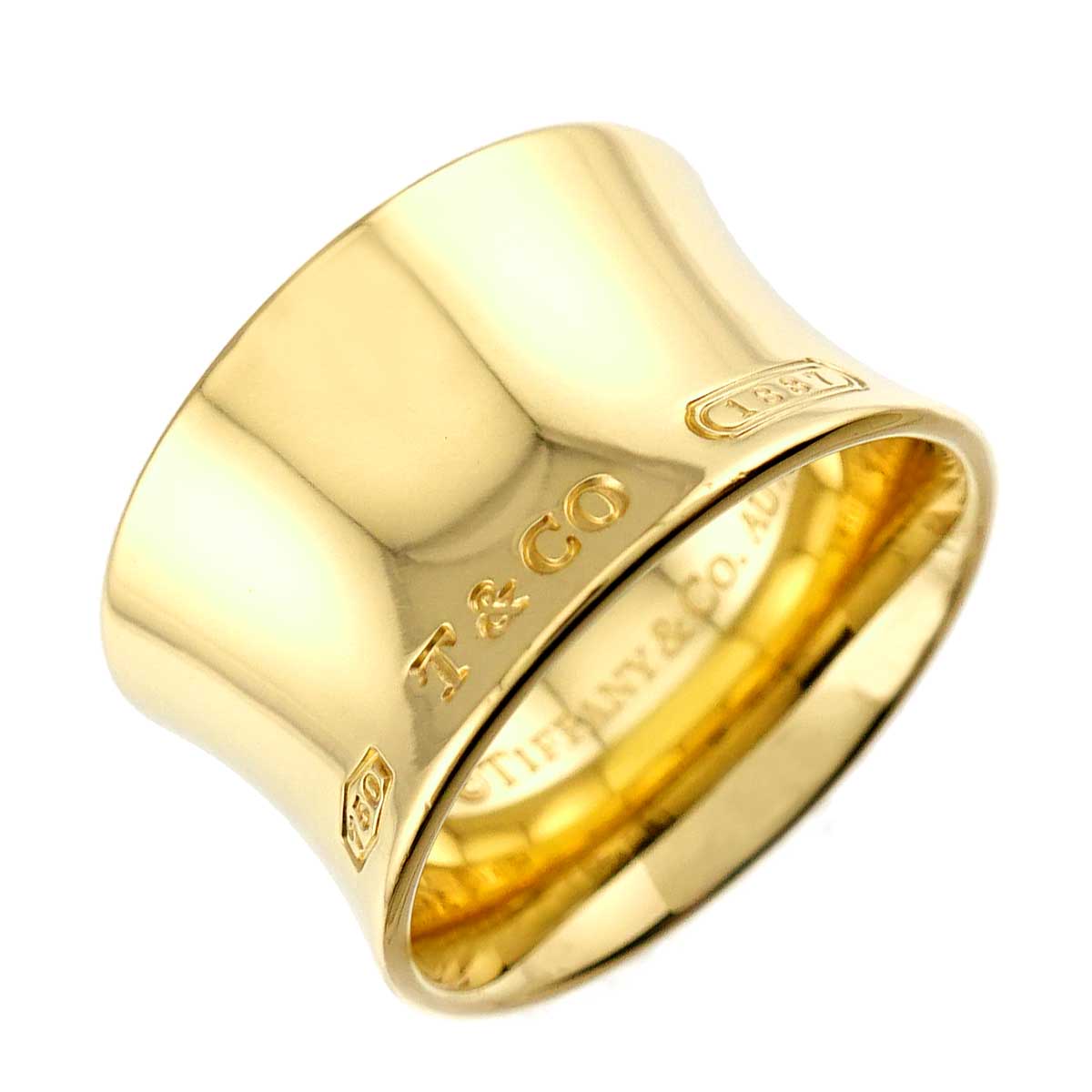 1837 Wide Ring 18K Yellow Gold 750 size6(US)