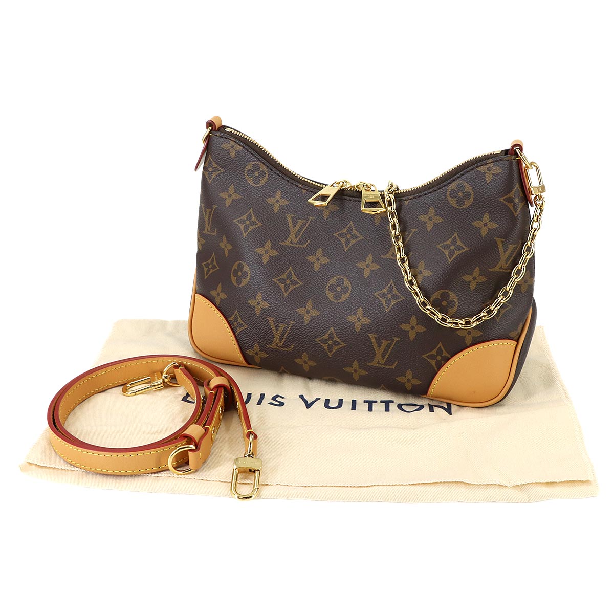Monogram Boulogne PM 2way Shoulder Bag Brown M45832