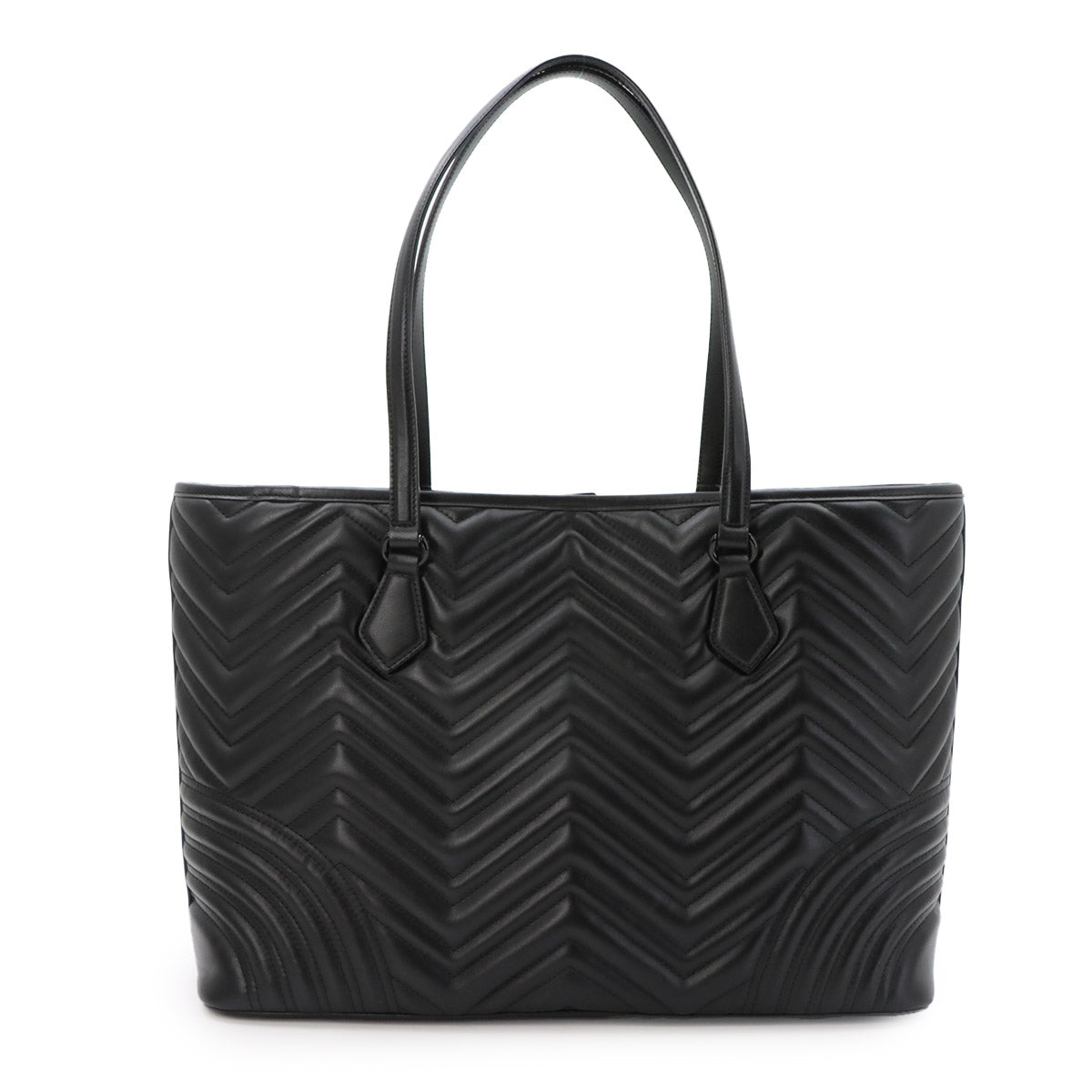 GG Marmont Quilting Large Tote Bag Leather Black 739684 Purse