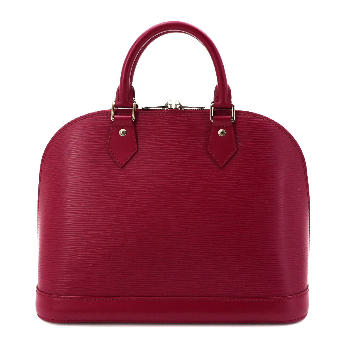 Epi Alma PM Hand Bag Leather Fuchsia M40490 Purse