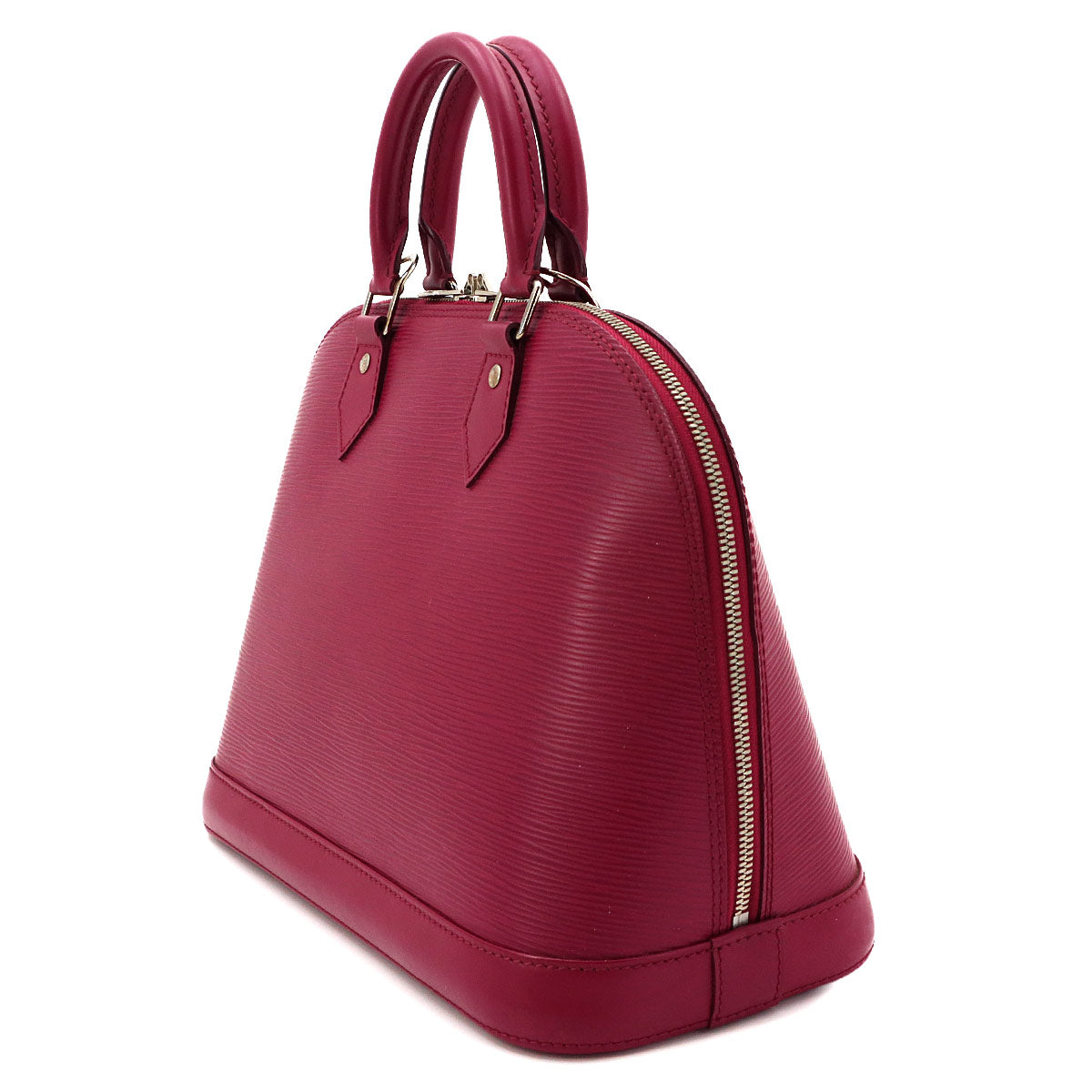 Epi Alma PM Hand Bag Leather Fuchsia M40490 Purse
