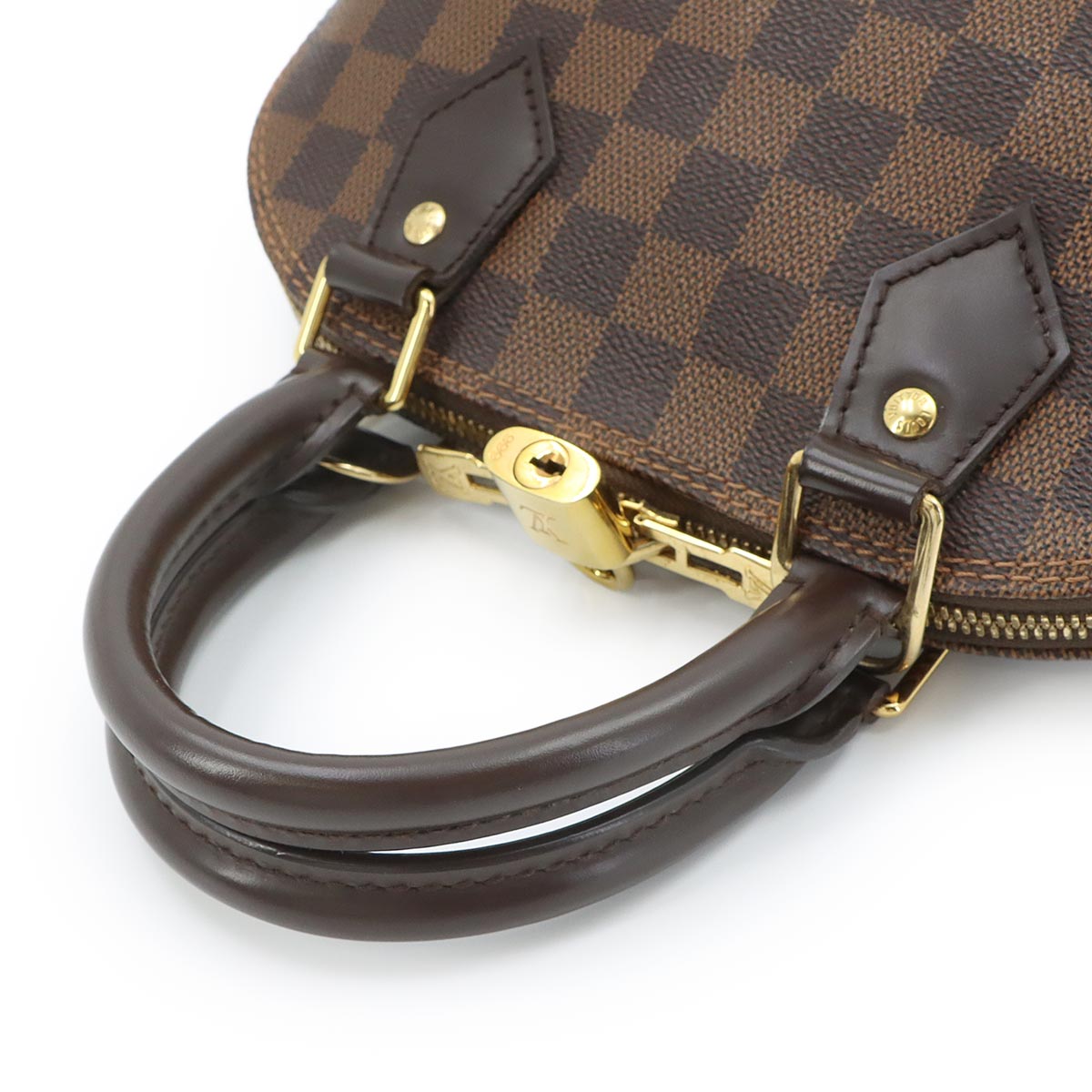 Damier Alma BB Hand Shoulder Bag Ebene N41221 Purse
