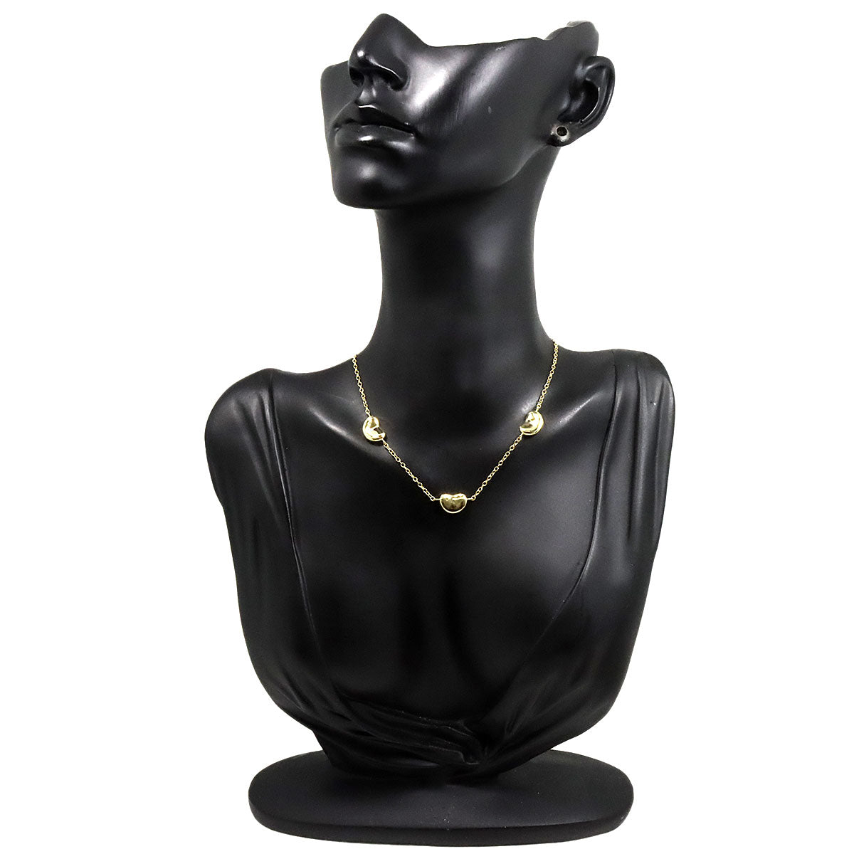 Bean 3P Necklace 18K Yellow Gold 750