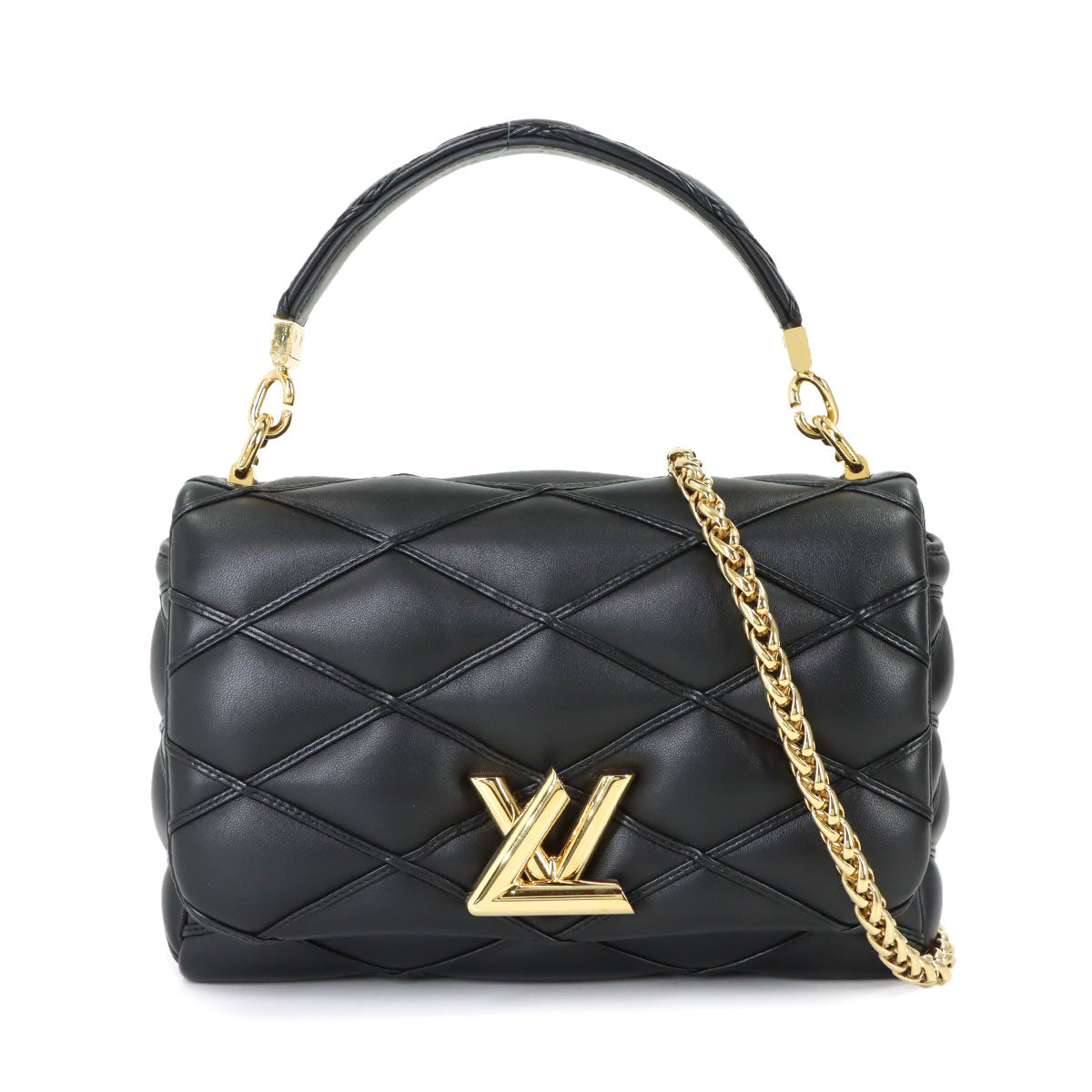 Martage GO-14 MM Hand Shoulder Bag Leather Noir M22891
