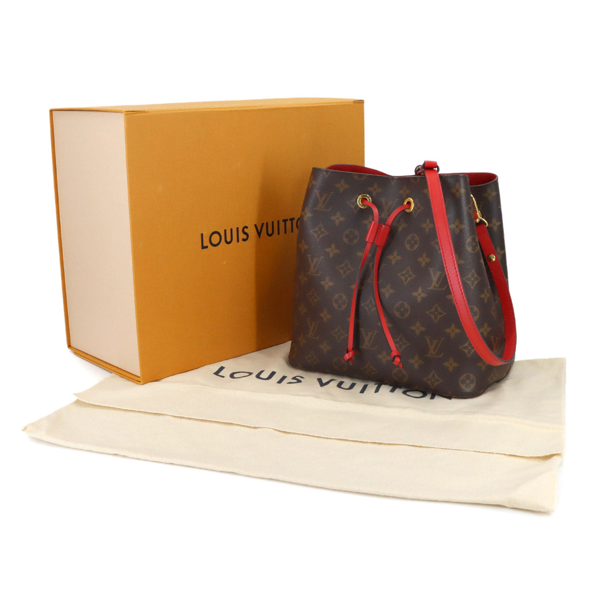Monogram Neonoe Shoulder Bag Coquelicot M44021
