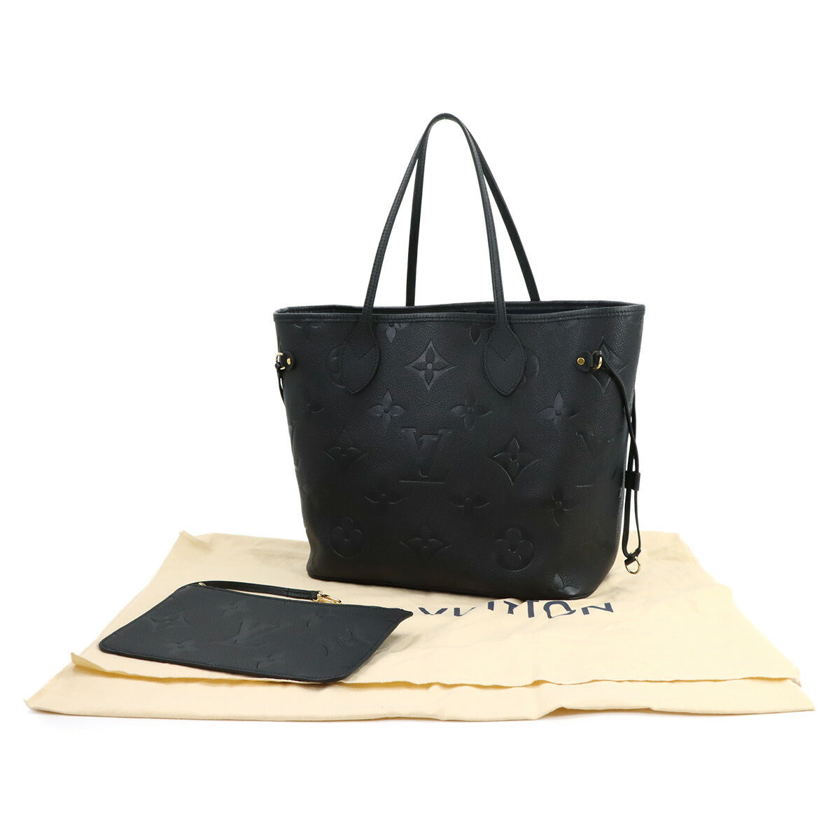Monogram Empreinte Neverfull MM Tote Bag Noir M45685