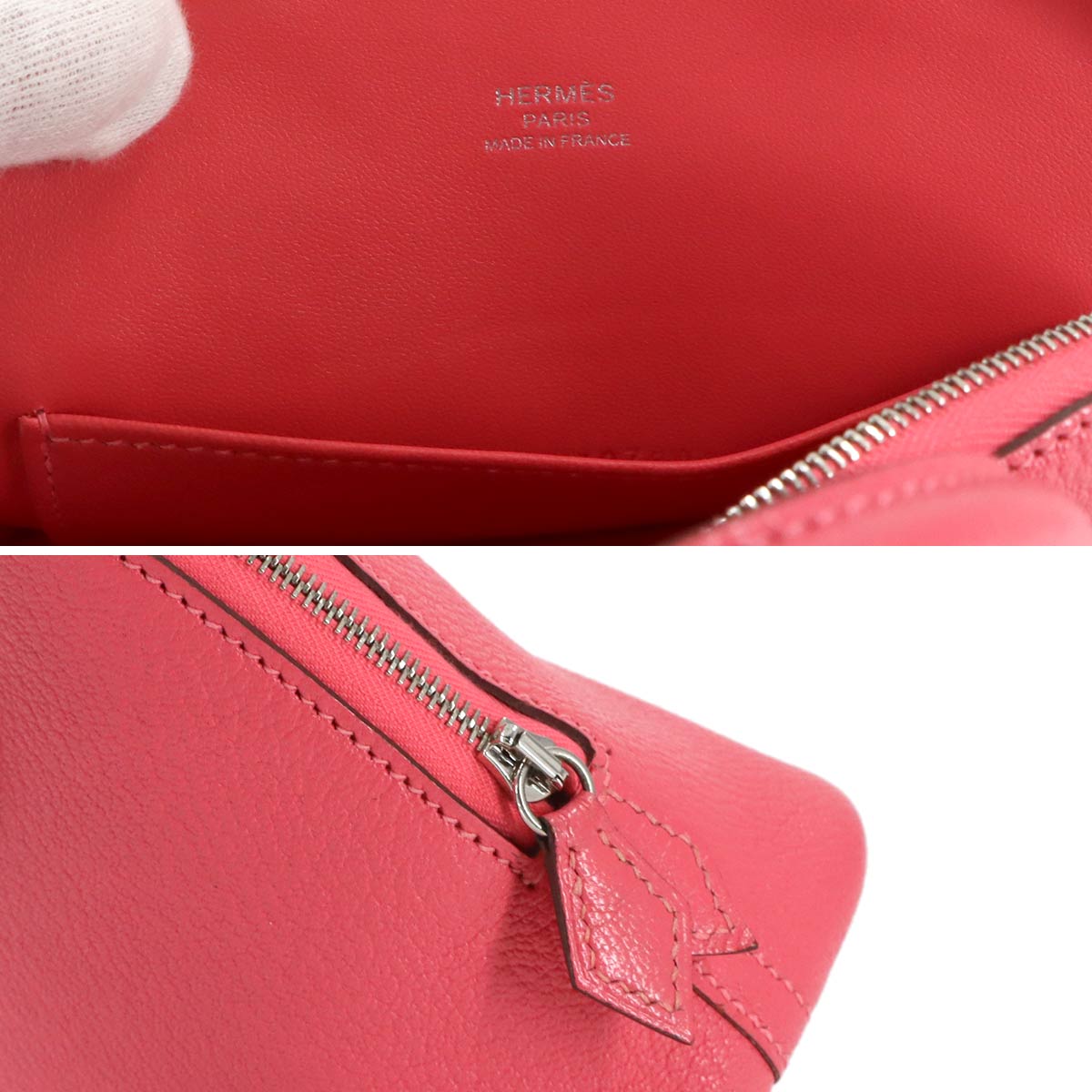 Bolide 1923 Mini Hand Shoulder Bag Chevre Mysore Rose Lipstick